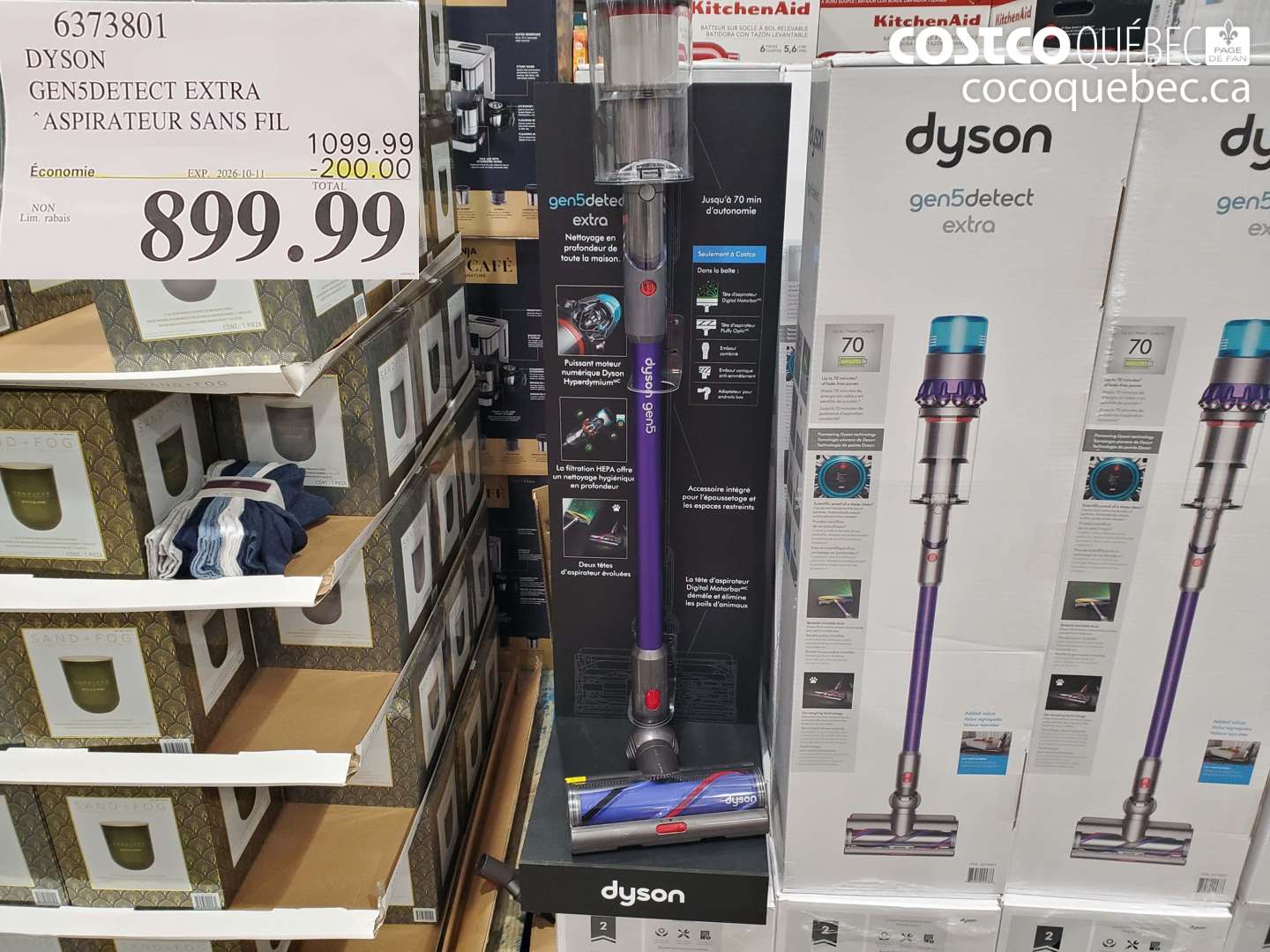 6373801 DYSON GEN5DETECT EXTRA ($200.00 INSTANT SAVINGS EXPIRES ON 2026-10-11) $899.99