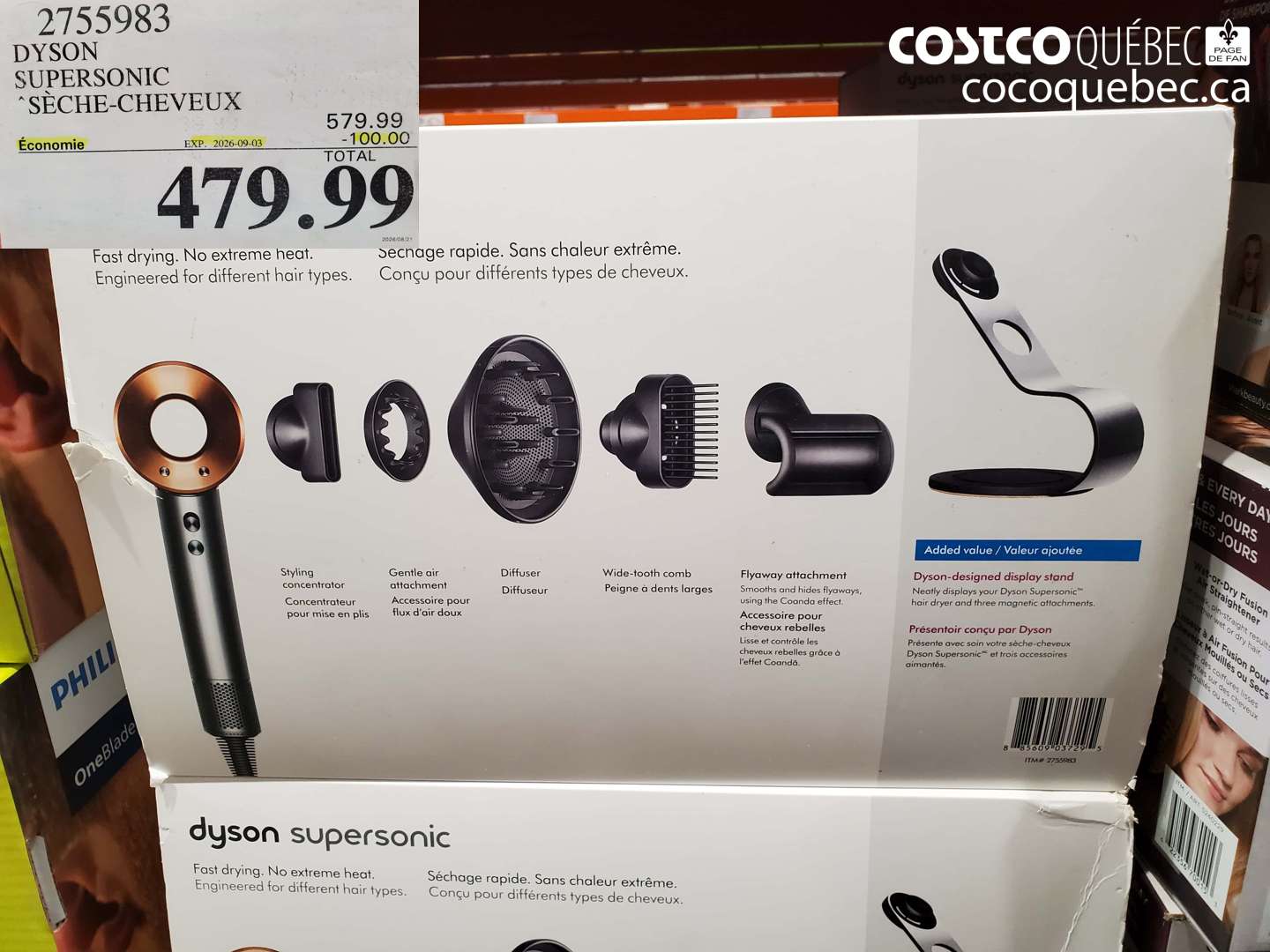 2755983 DYSON SUPERSONIC ($100.00 INSTANT SAVINGS EXPIRES ON 2026-09-03) $479.99