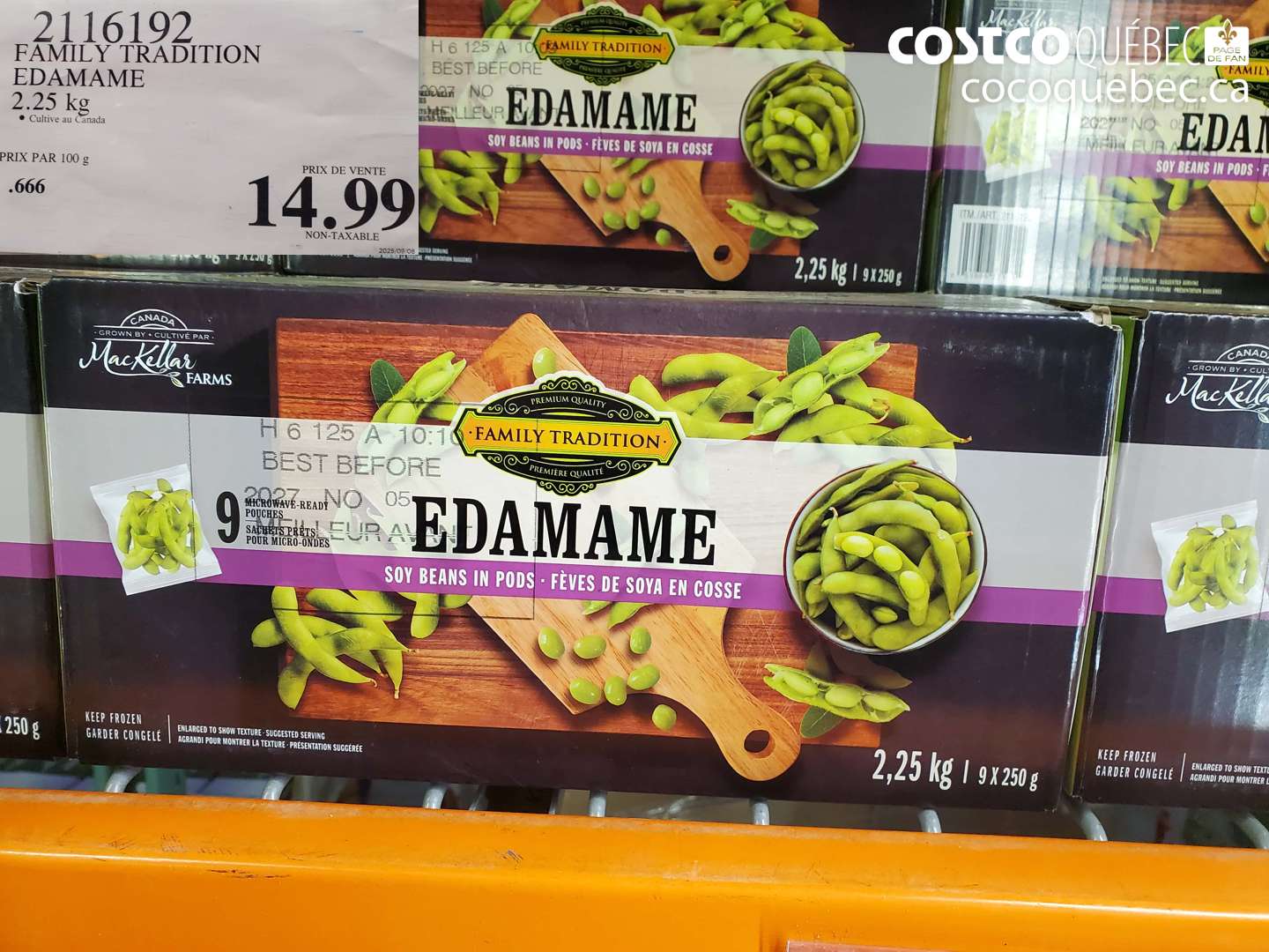 2116192 FAMILY TRADITION EDAMAME $14.99