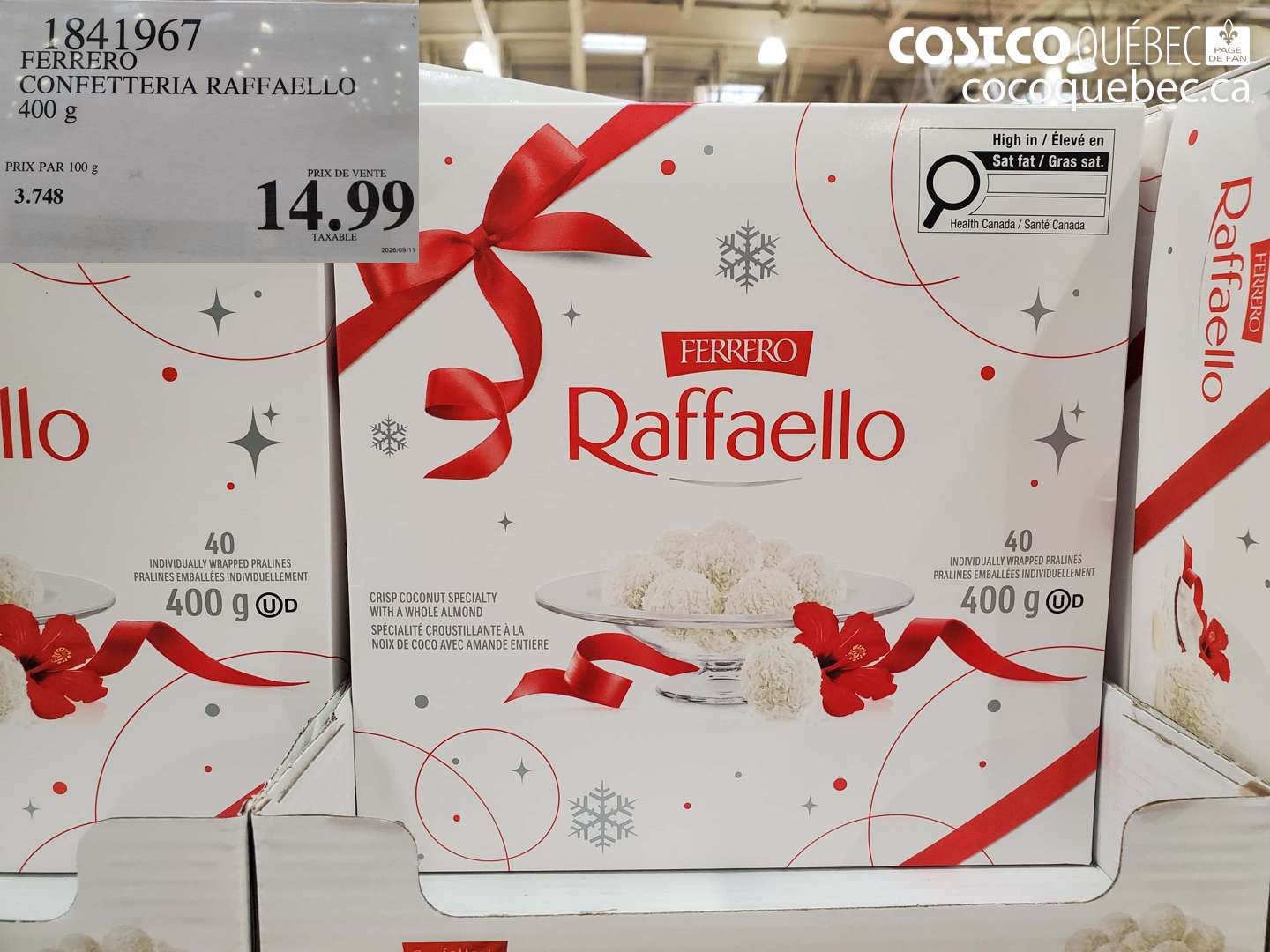1841967 FERRERO CONFETTERIA RAFFAELLO $14.99