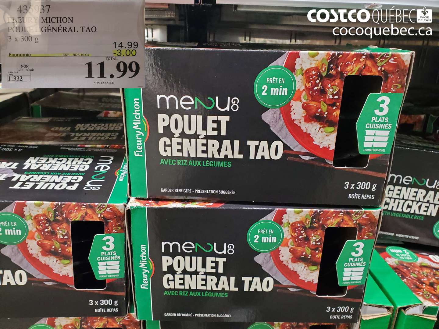 435937 FLEURY MICHON POULET GÉNÉRAL TAO ($3.00 INSTANT SAVINGS EXPIRES ON 2026-10-04) $11.99