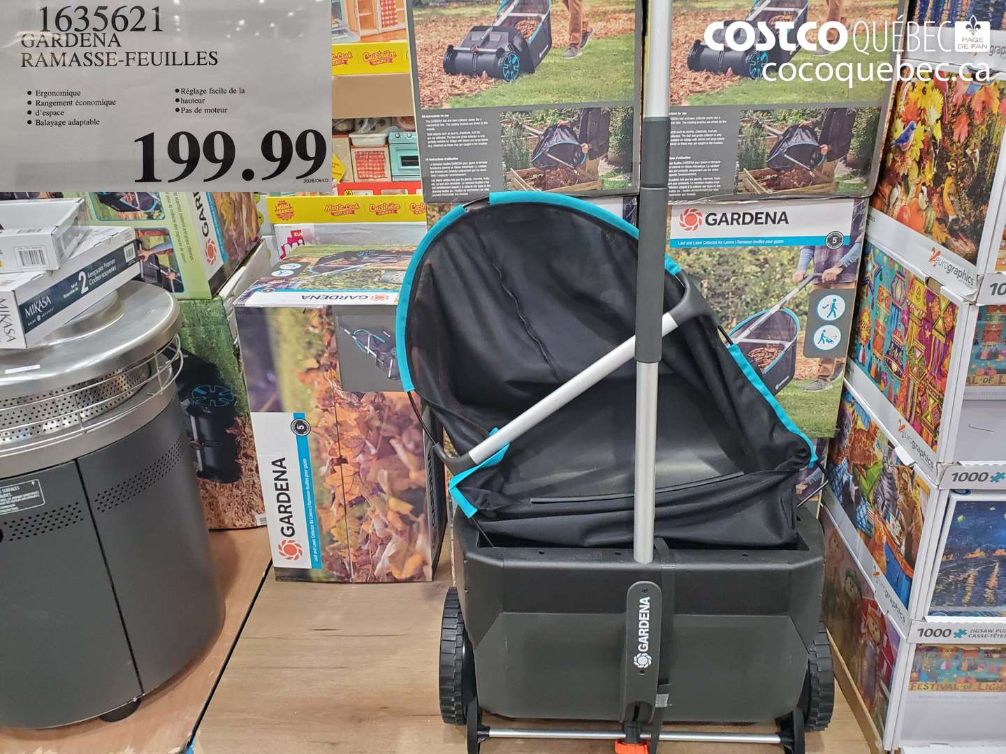 1635621 GARDENA RAMASSE-FEUILLES $199.99