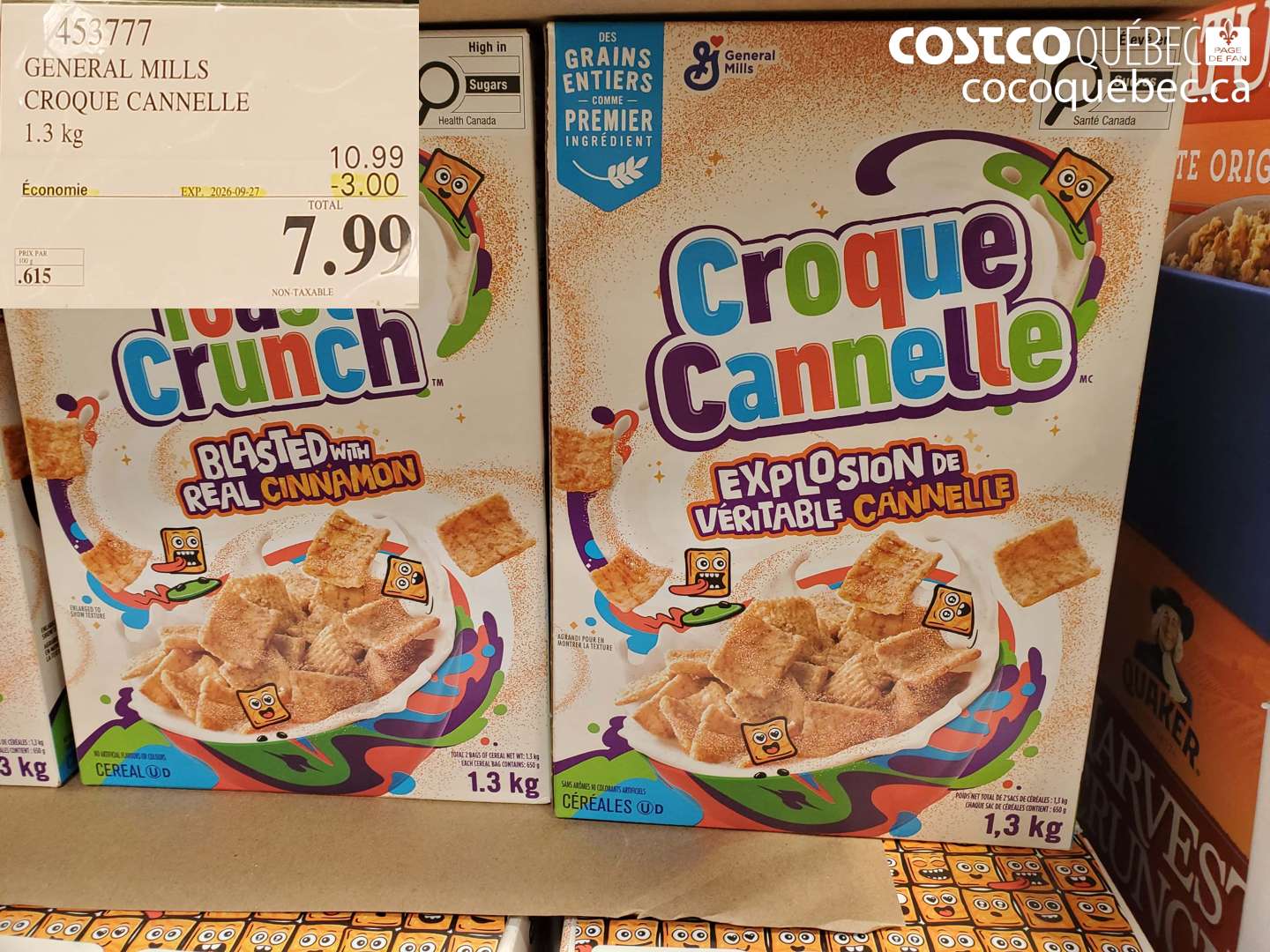 453777 GENERAL MILLS CROQUE CANNELLE ($3.00 INSTANT SAVINGS EXPIRES ON 2026-09-27) $7.99