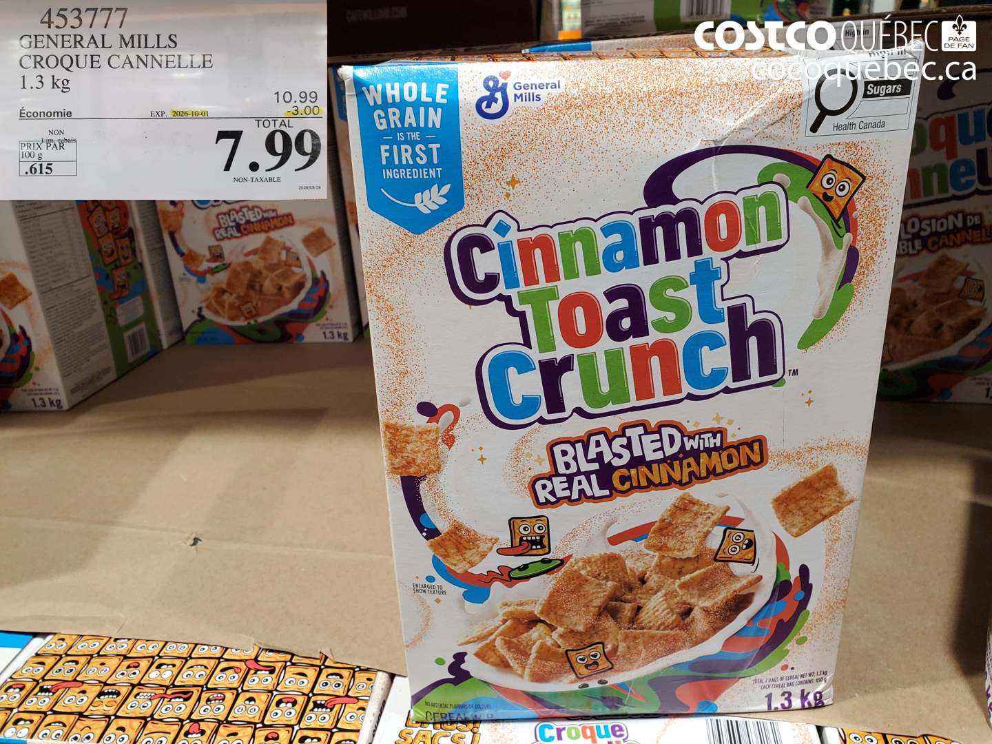 453777 GENERAL MILLS CROQUE CANNELLE ($3.00 INSTANT SAVINGS EXPIRES ON 2026-10-01) $7.99