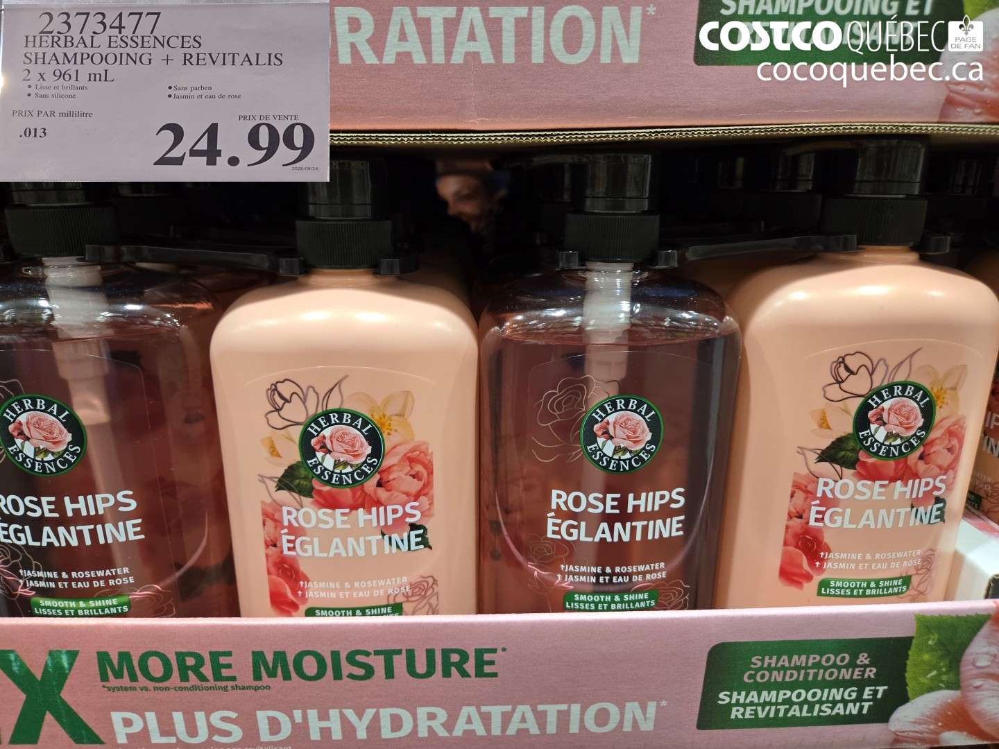 2373477 HERBAL ESSENCES SHAMPOOING + REVITALIS $24.99