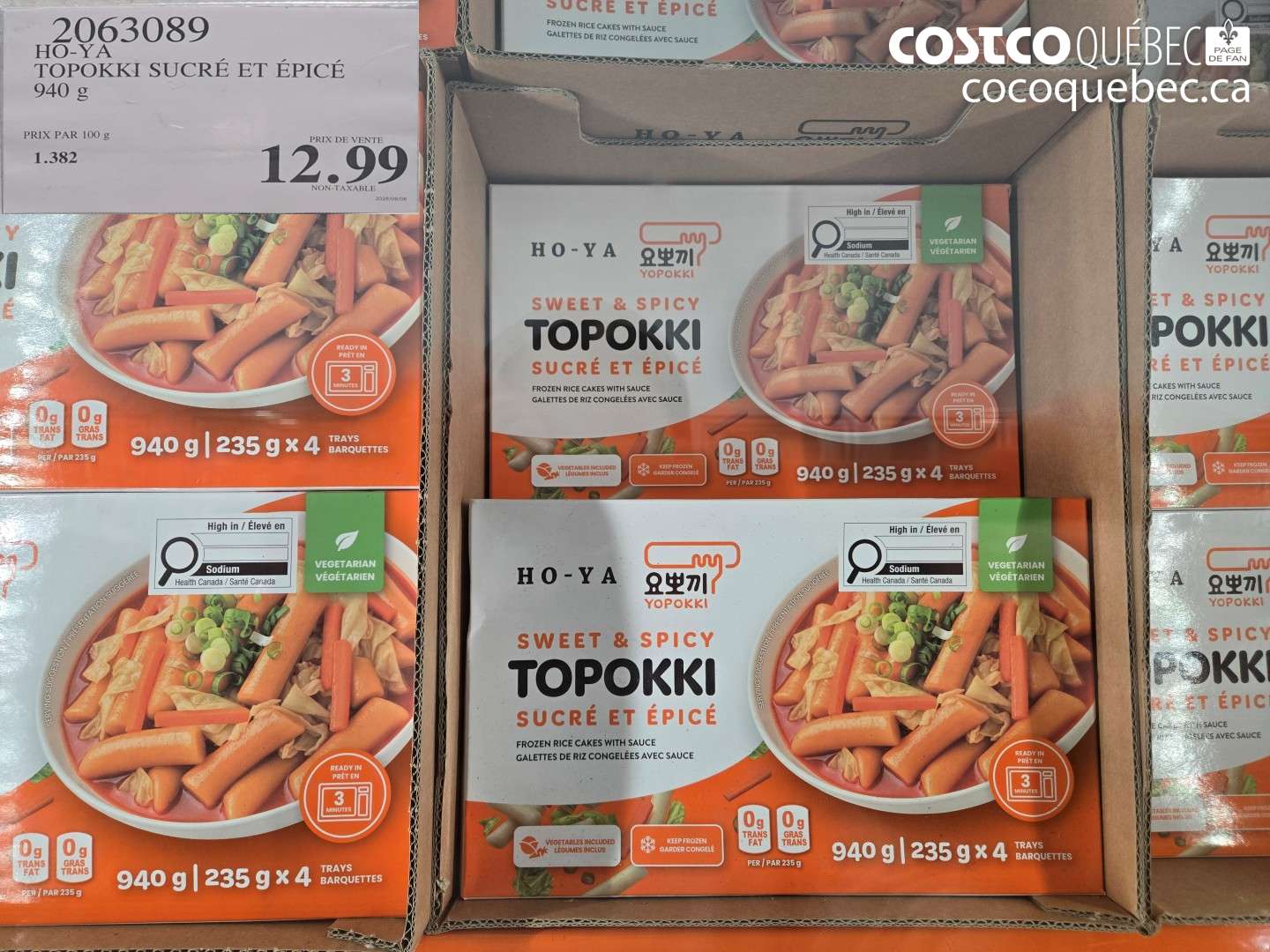 2063089 HO-YA TOPOKKI SUCRÉ ET ÉPICÉ $12.99