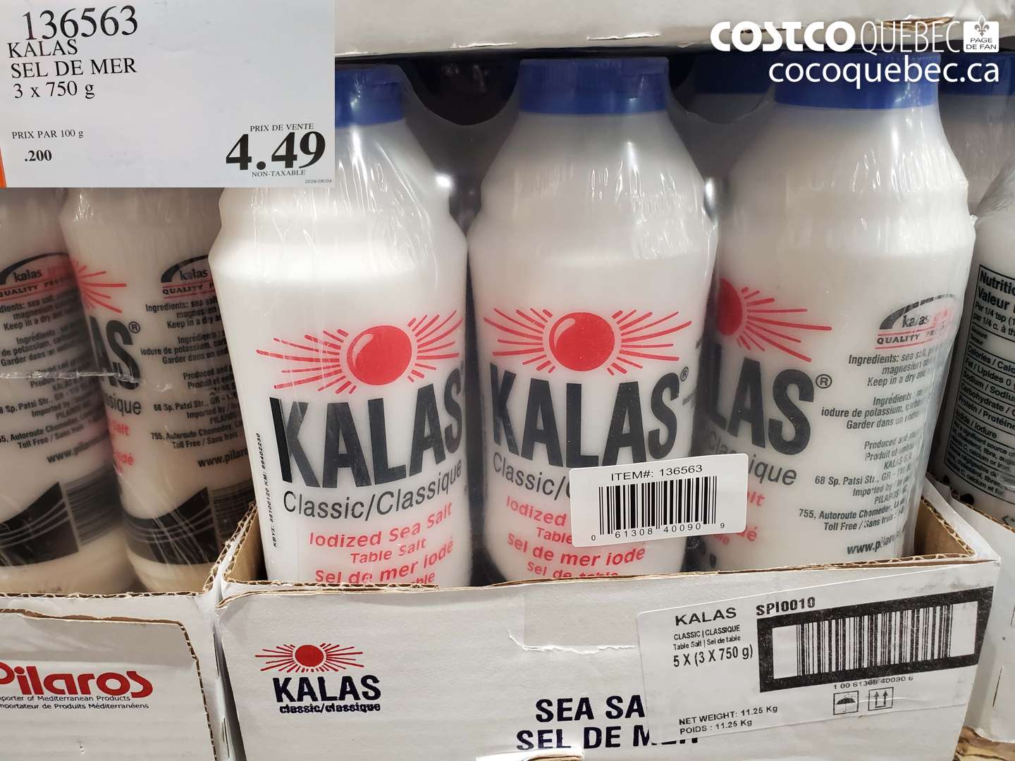 136563 KALAS SEL DE MER $4.49