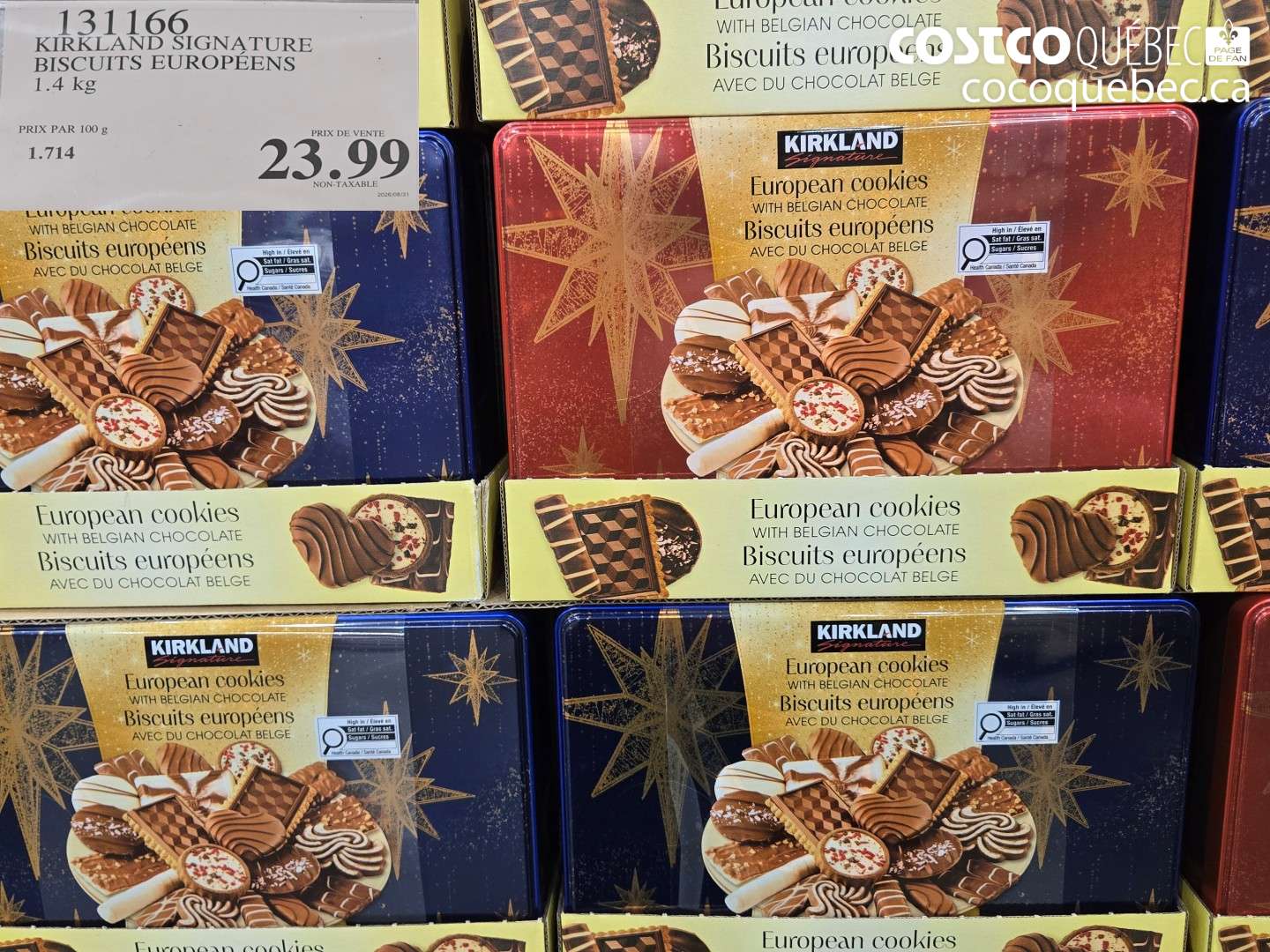131166 KIRKLAND SIGNATURE BISCUITS EUROPÉENS $23.99