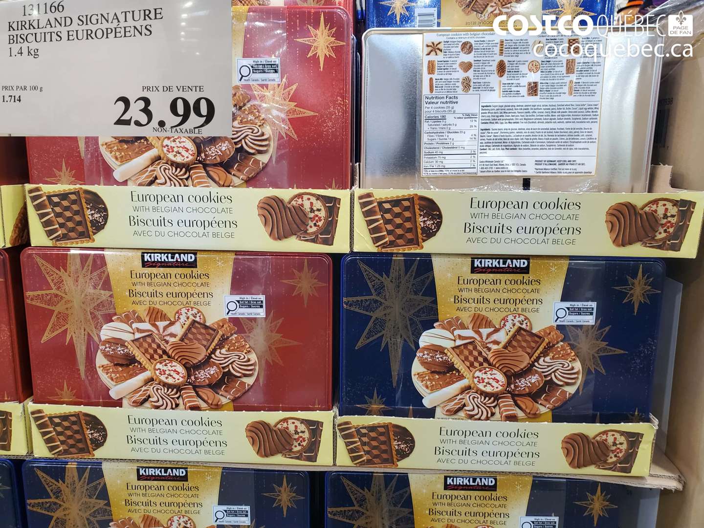 131166 KIRKLAND SIGNATURE BISCUITS EUROPÉENS $23.99