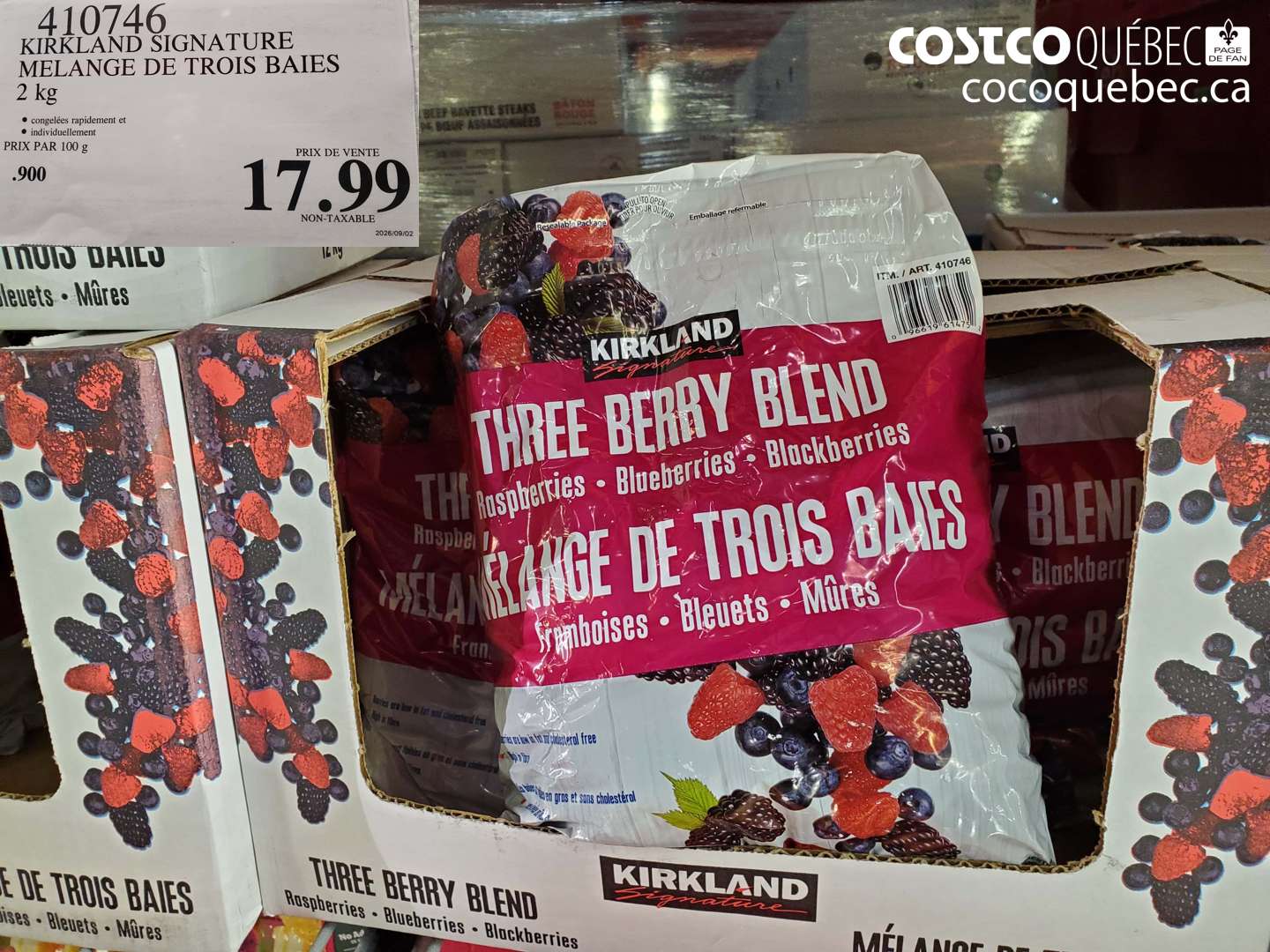 410746 KIRKLAND SIGNATURE MELANGE DE TROIS BAIES 2 KG $17.99