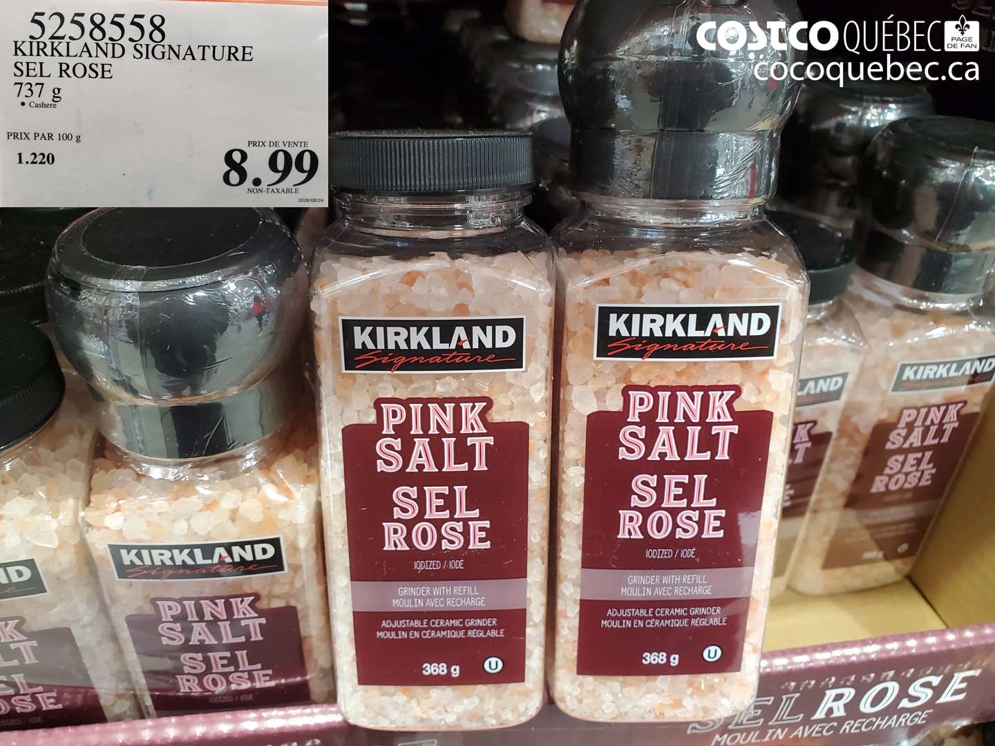 5258558 KIRKLAND SIGNATURE SEL ROSE $8.99