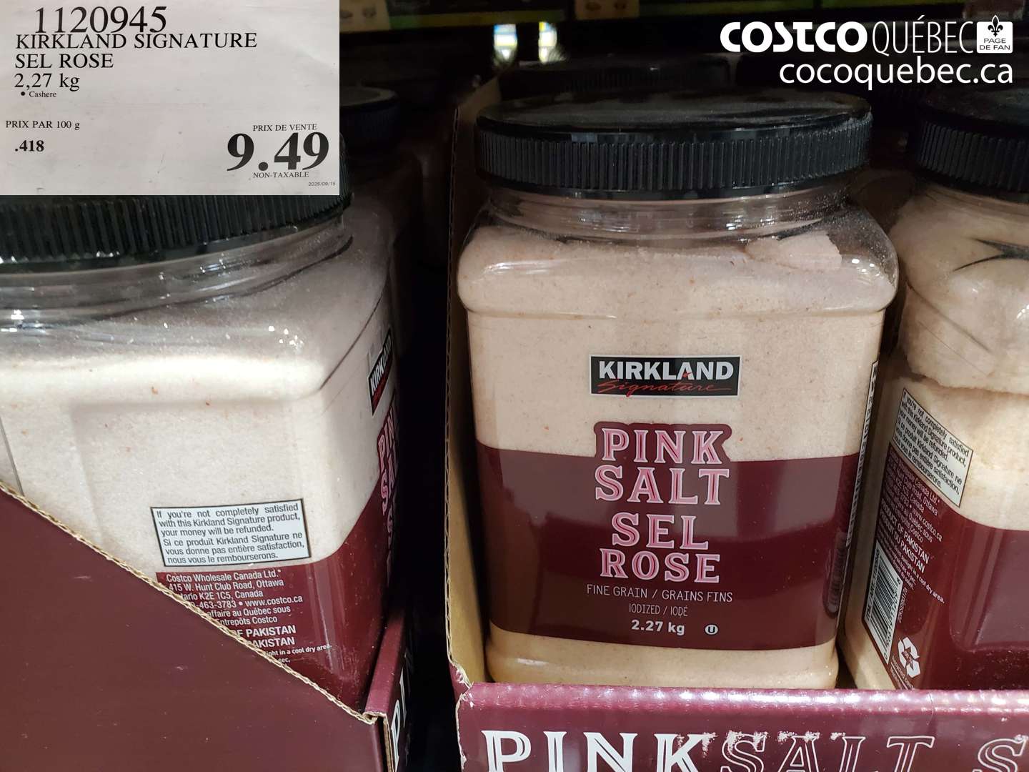 1120945 KIRKLAND SIGNATURE SEL ROSE $9.49