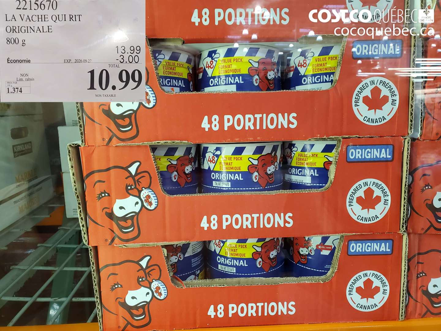 2215670 LA VACHE QUI RIT ORIGINALE ($3.00 INSTANT SAVINGS EXPIRES ON 2026-09-27) $10.99