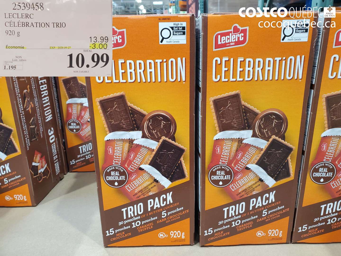 2539458 LECLERC CELEBRATION TRIO ($3.00 INSTANT SAVINGS EXPIRES ON 2026-09-27) $10.99