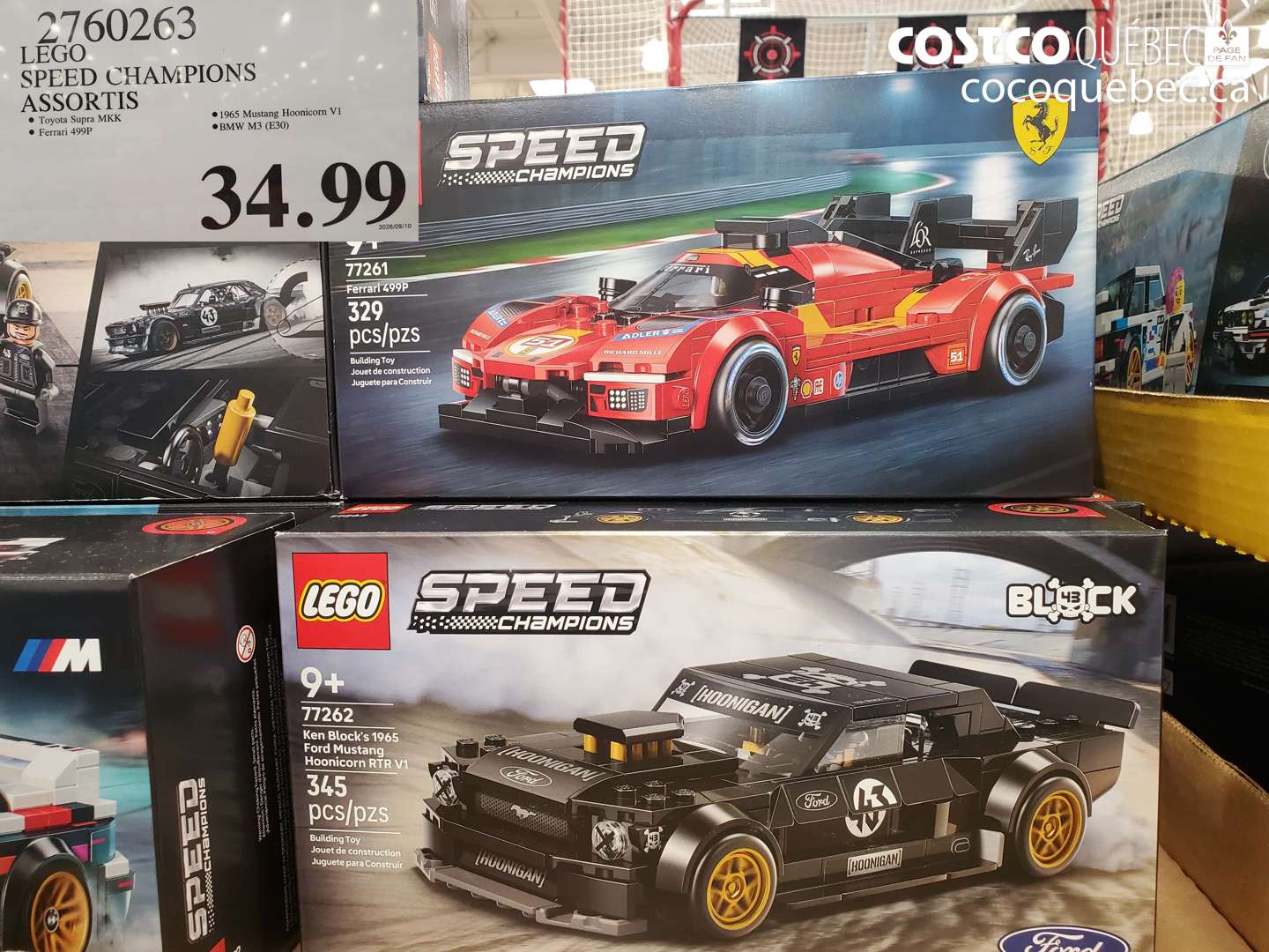 2760263 LEGO SPEED CHAMPIONS ASSORTIS $34.99