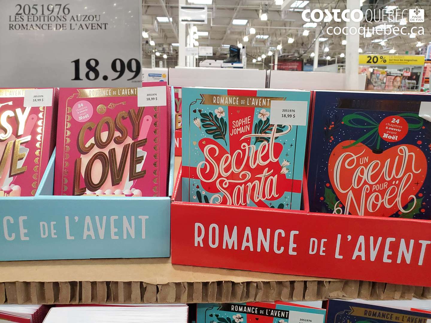 2051976 LES EDITIONS AUZOU ROMANCE DE L'AVENT $18.99