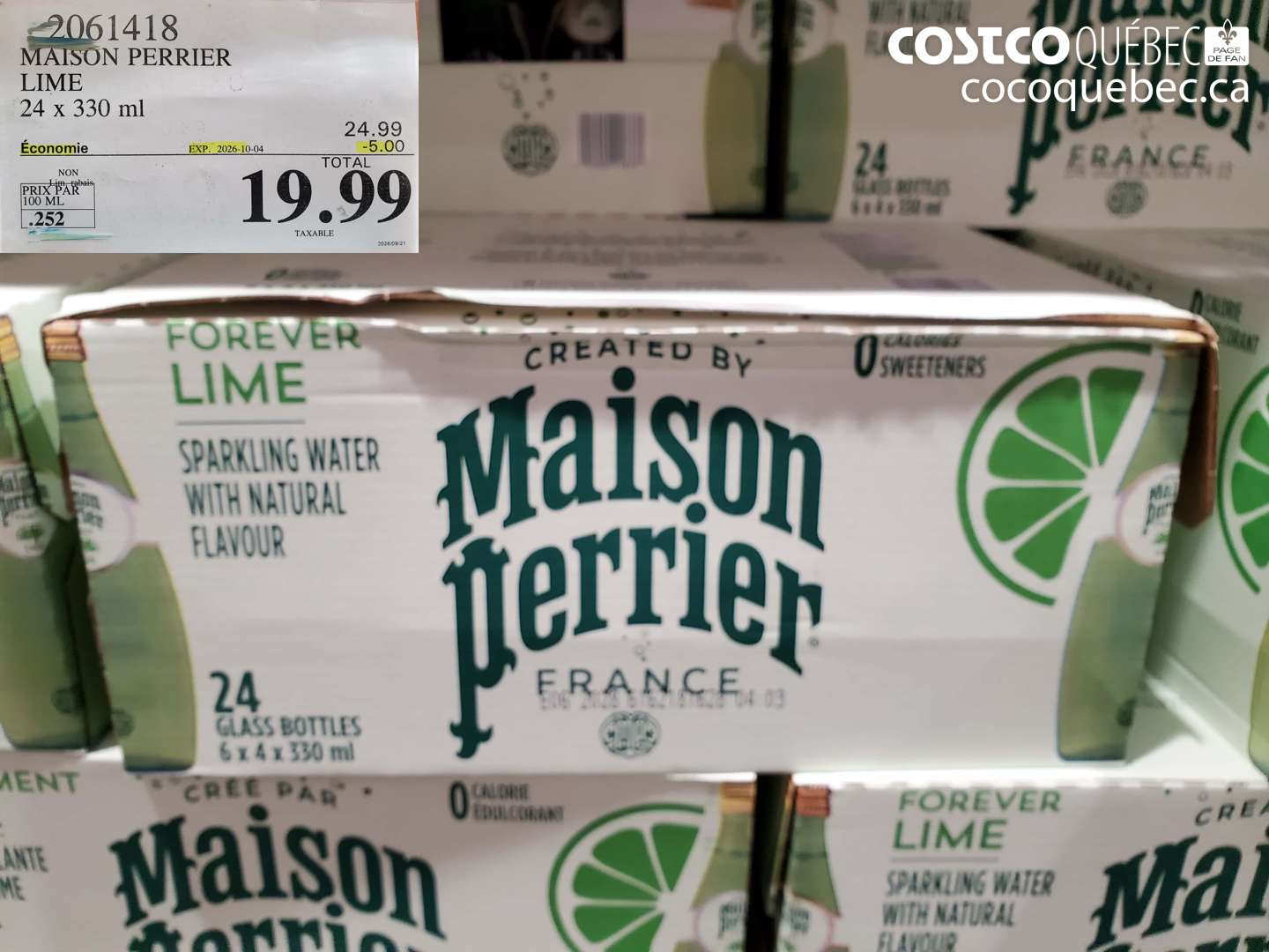 2061418 MAISON PERRIER LIME ($5.00 INSTANT SAVINGS EXPIRES ON 2026-10-04) $19.99