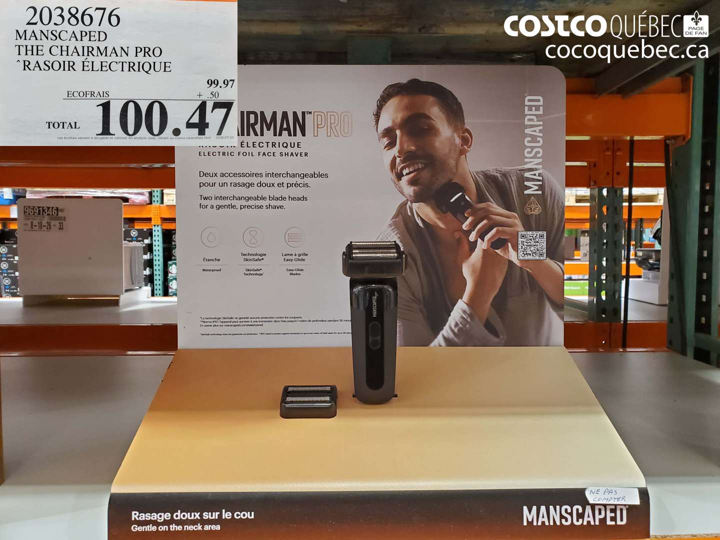 2038676 MANSCAPED THE CHAIRMAN PRO $100.47