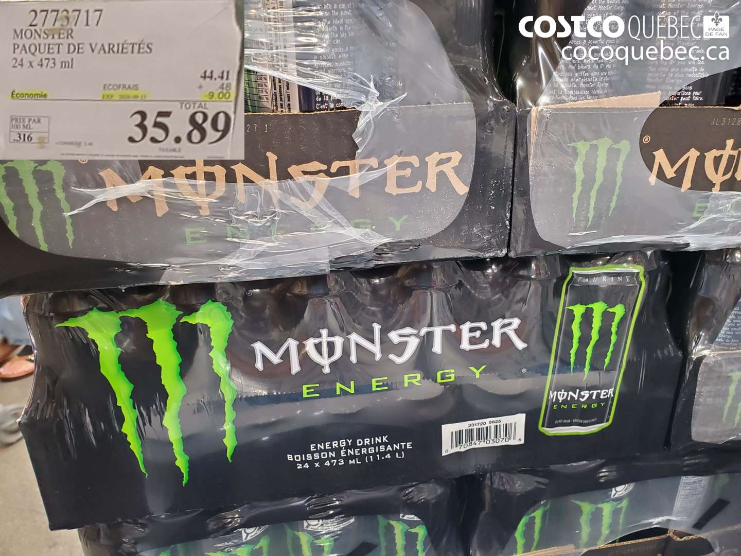 2773717 MONSTER PAQUET DE VARIÉTÉS ($9.00 INSTANT SAVINGS EXPIRES ON 2026-09-13) $35.89