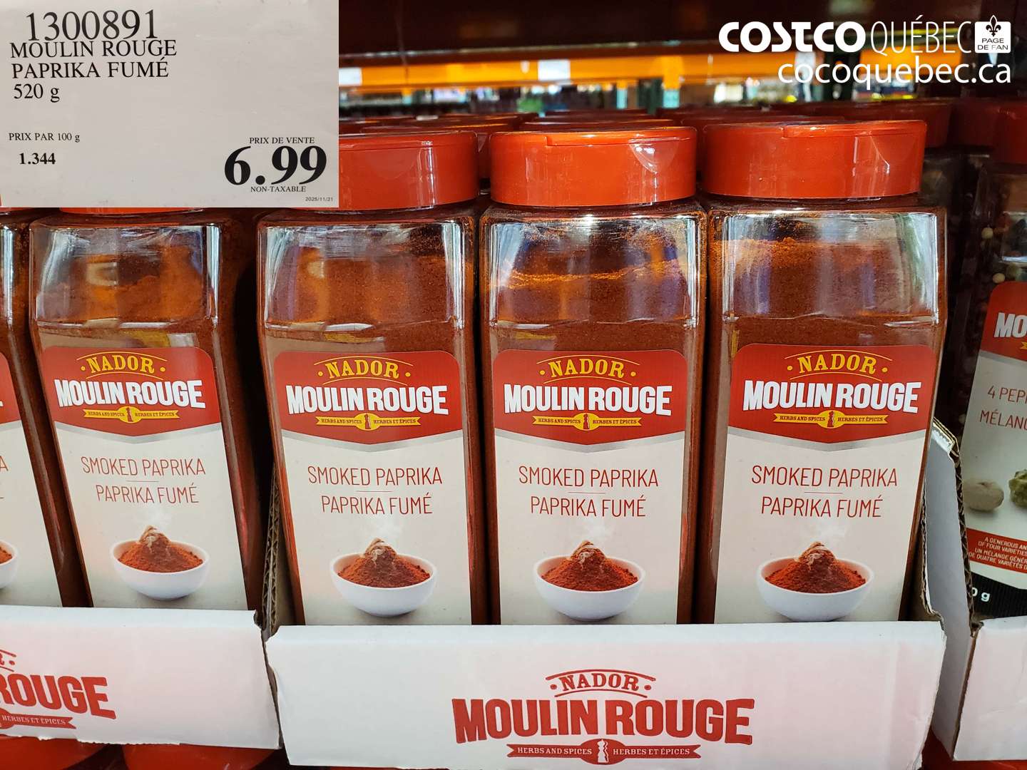 1300891 MOULIN ROUGE PAPRIKA FUMÉ $6.99