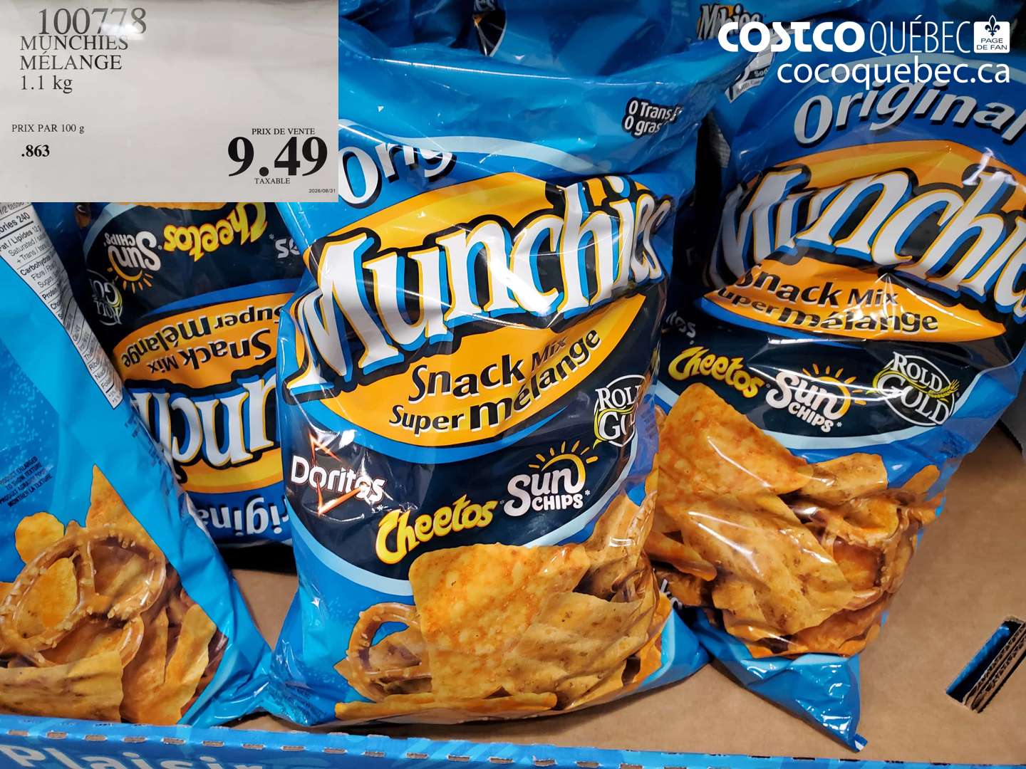 100778 MUNCHIES MÉLANGE $9.49