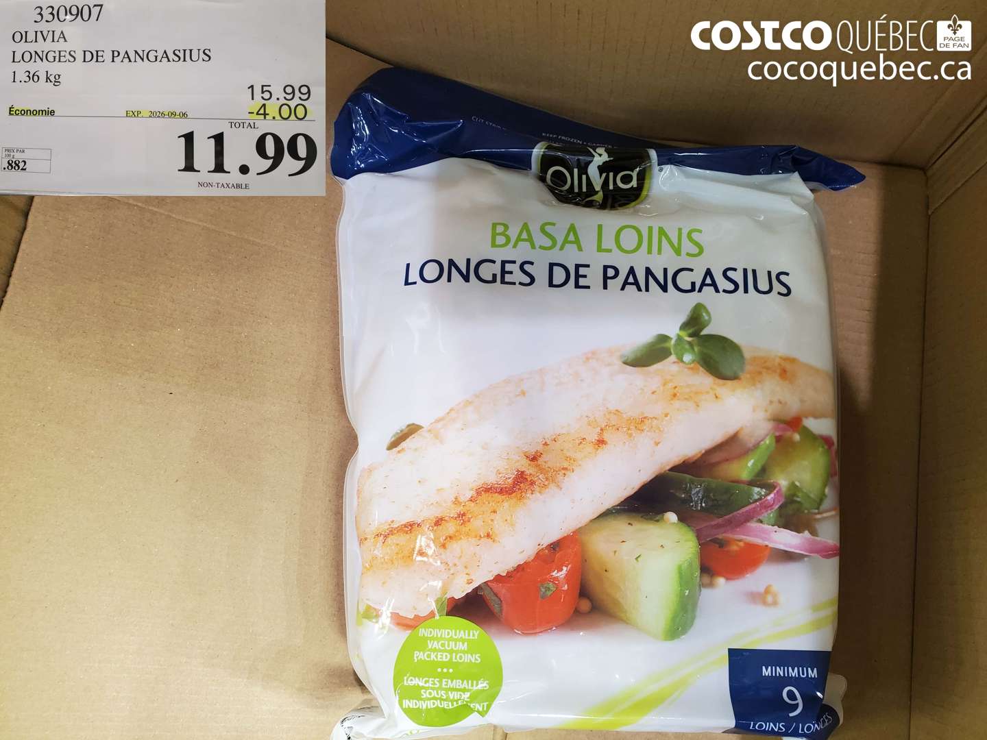 330907 OLIVIA LONGES DE PANGASIUS ($4.00 INSTANT SAVINGS EXPIRES ON 2026-09-06) $11.99