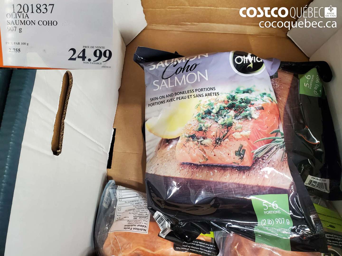 1201837 OLIVIA SAUMON COHO $24.99