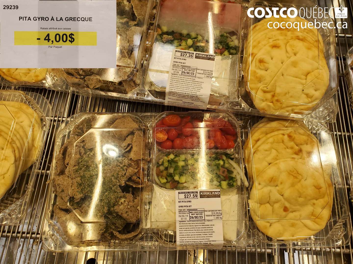 29239 PITA GYRO À LA GRECQUE ($4.00 INSTANT SAVINGS)