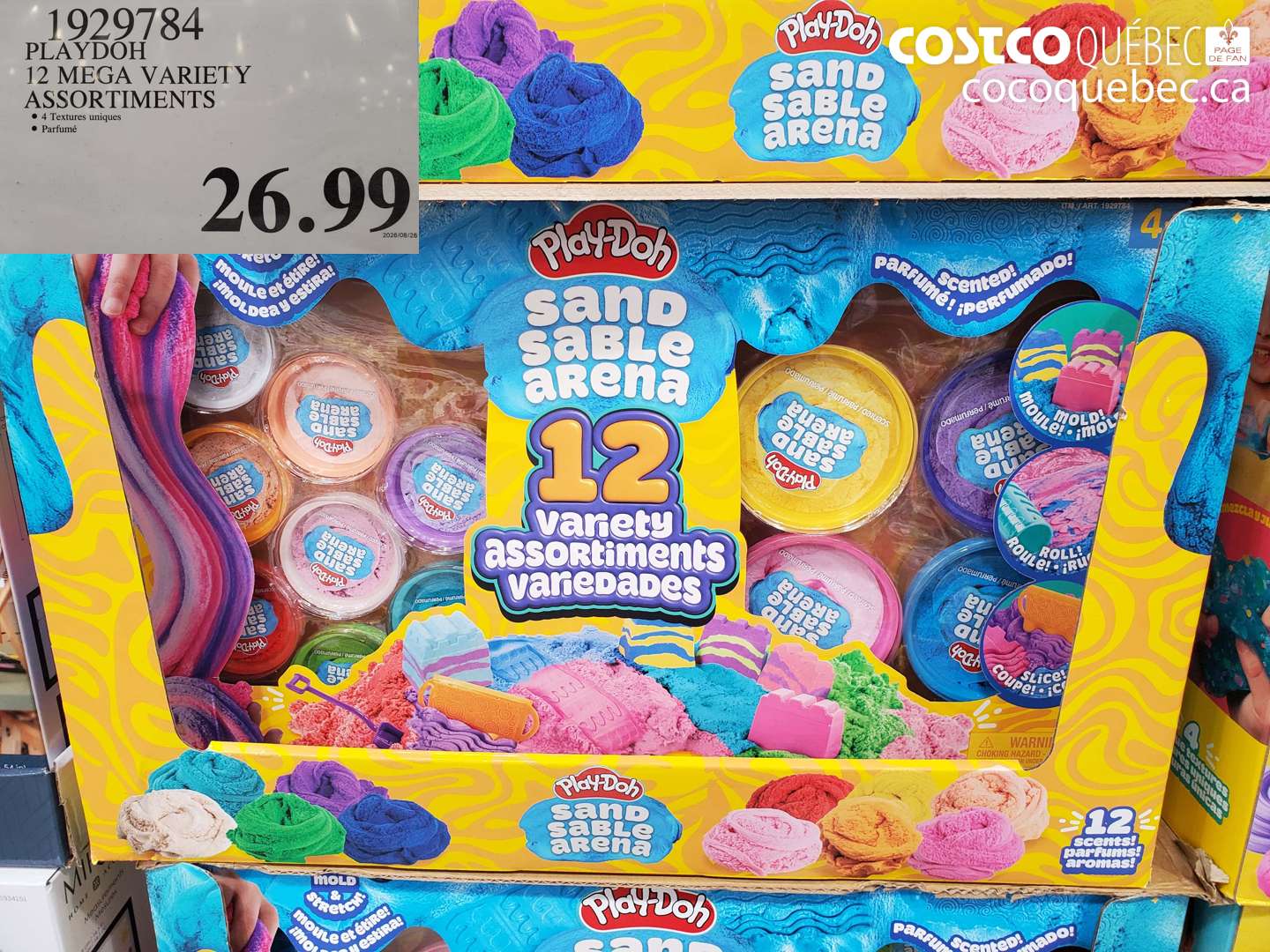 1929784 PLAYDOH 12 MEGA VARIETY ASSORTIMENTS $26.99