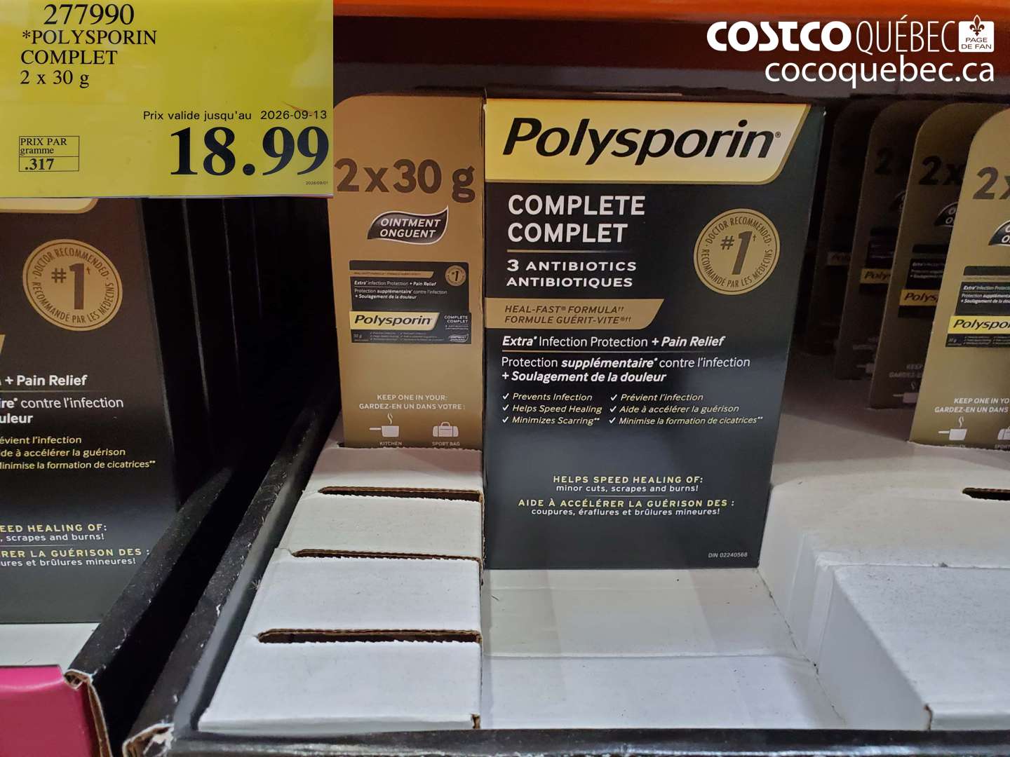 277990 POLYSPORIN COMPLET (EXPIRES ON 2026-09-13) $18.99