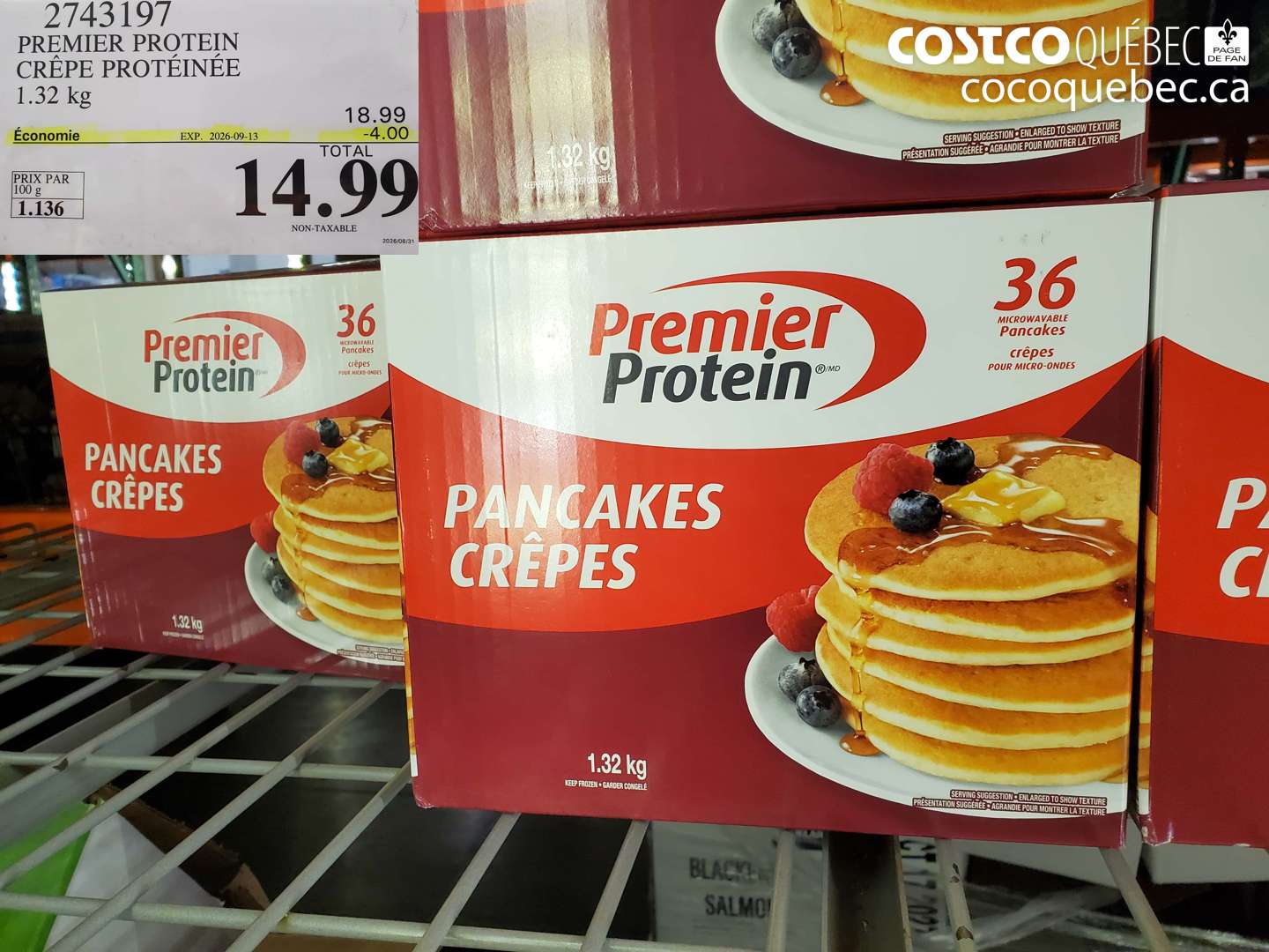 2743197 PREMIER PROTEIN CRÊPE PROTÉINÉE ($4.00 INSTANT SAVINGS EXPIRES ON 2026-09-13) $14.99