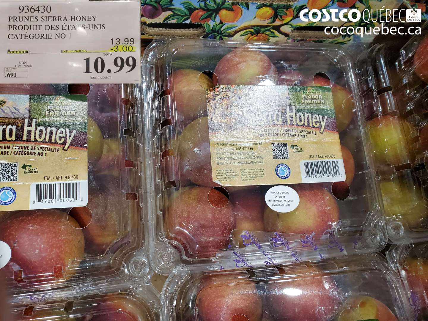 936430 PRUNES SIERRA HONEY ($3.00 INSTANT SAVINGS EXPIRES ON 2026-09-29) $10.99