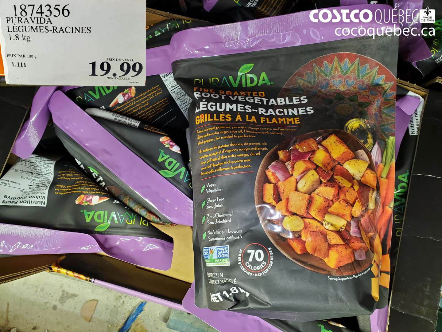 1874356 PURA VIDA LÉGUMES-RACINES $19.99