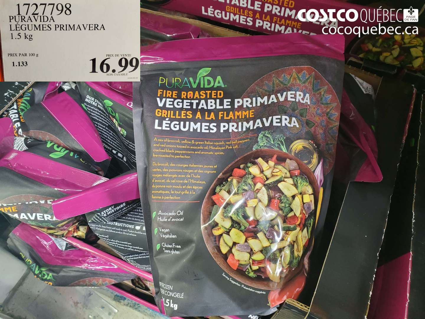 1727798 PURA VIDA LÉGUMES PRIMAVERA $16.99
