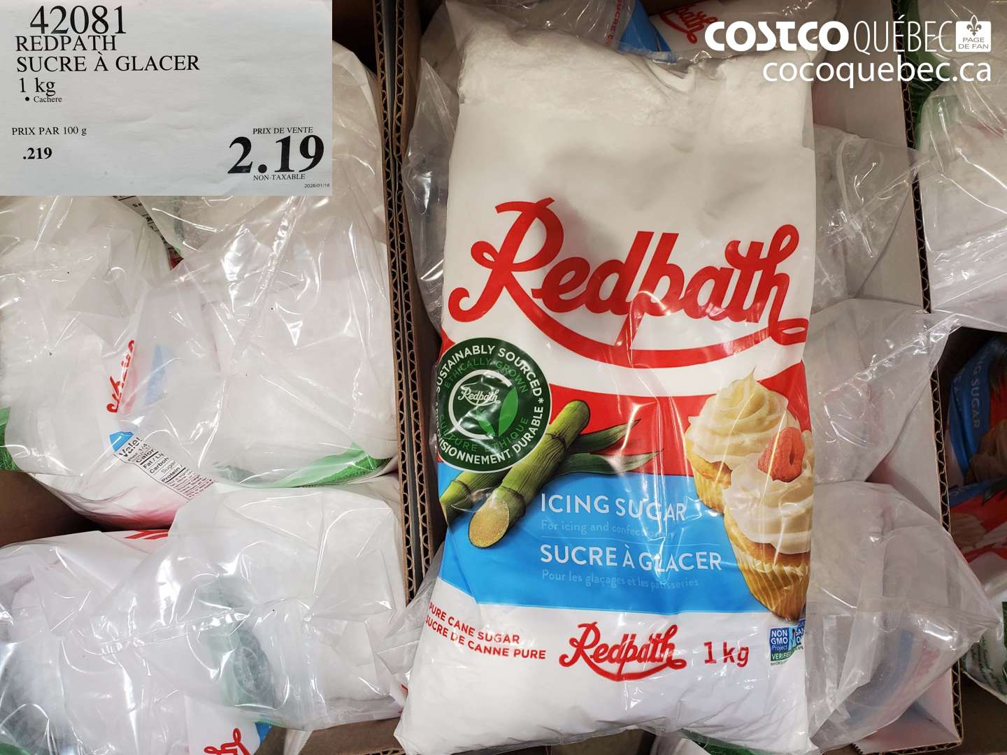 42081 REDPATH SUCRE À GLACER $2.19