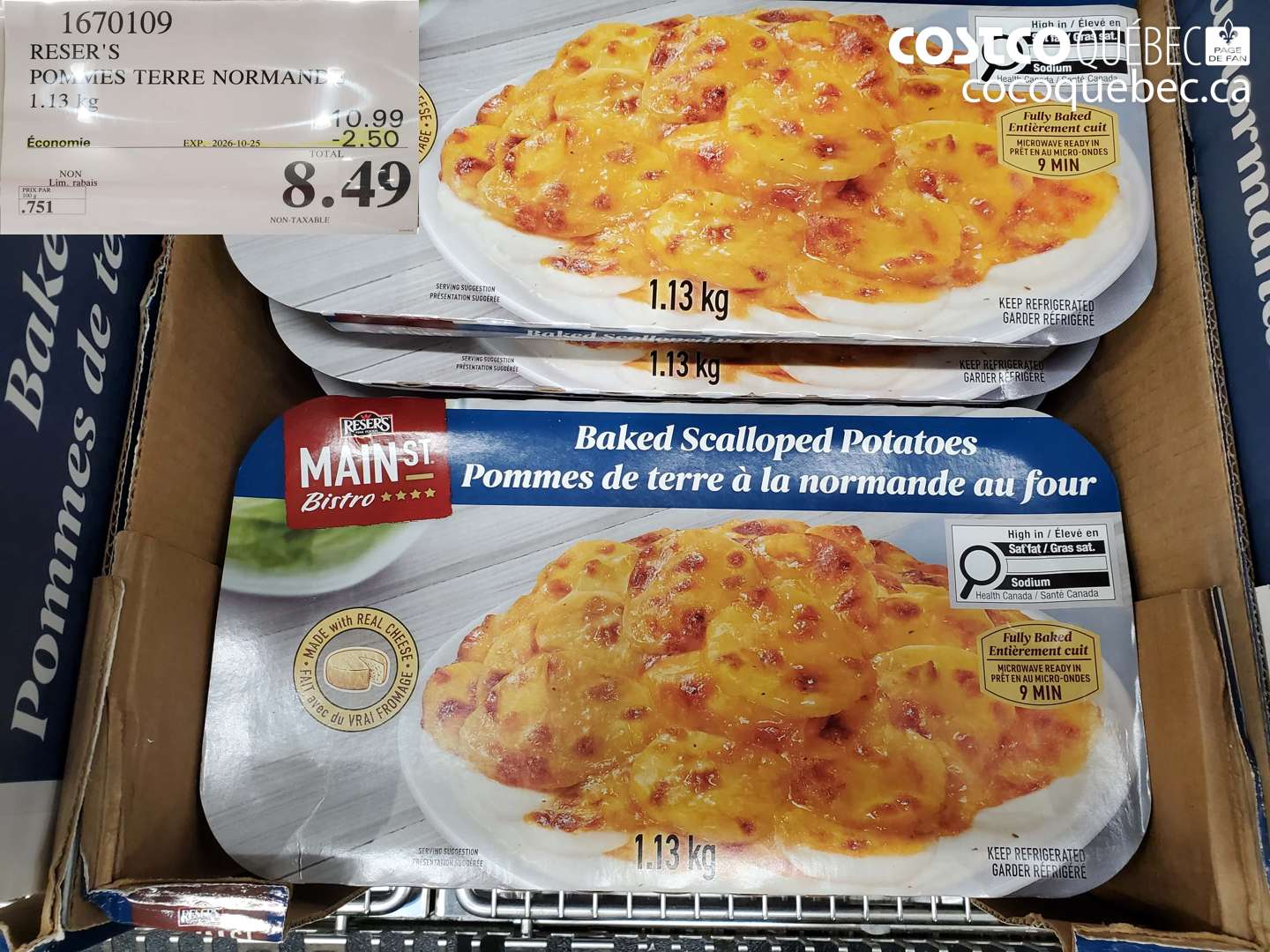 1670109 RESER'S POMMES TERRE NORMANDE ($2.50 INSTANT SAVINGS EXPIRES ON 2026-10-25) $8.49