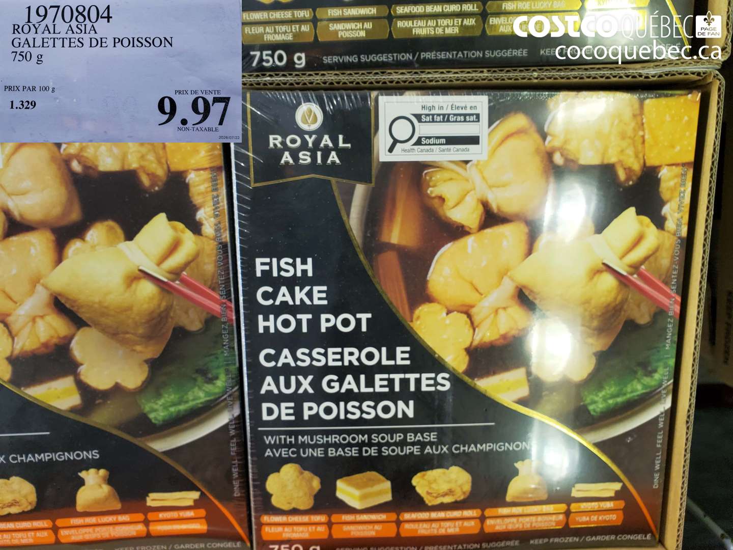 1970804 ROYAL ASIA GALETTES DE POISSON $9.97