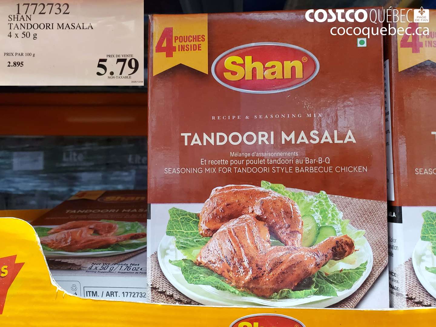 1772732 SHAN TANDOORI MASALA $5.79