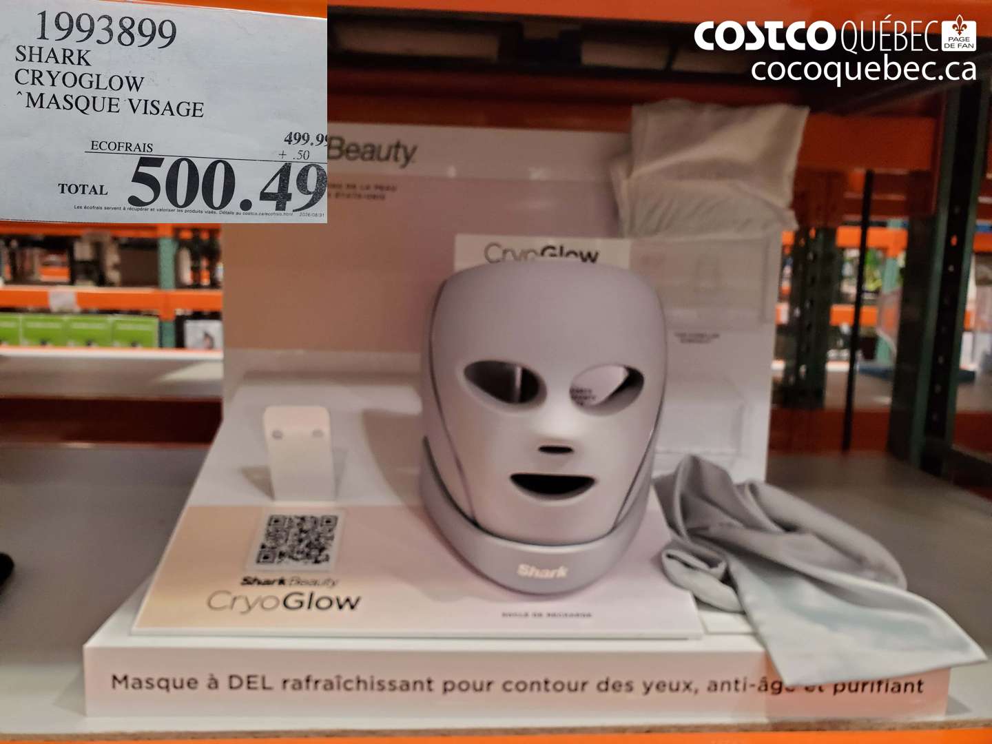 1993899 SHARK CRYOGLOW MASQUE VISAGE $500.49