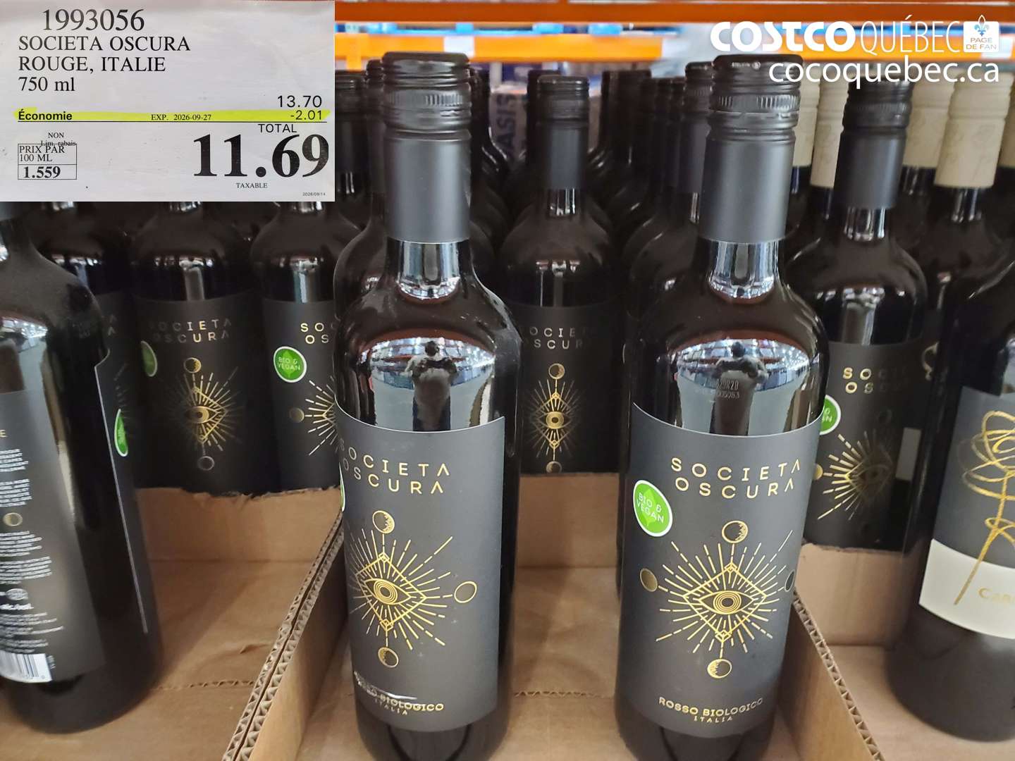 1993056 SOCIETA OSCURA ROUGE, ITALIE ($2.01 INSTANT SAVINGS EXPIRES ON 2026-09-27) $11.69