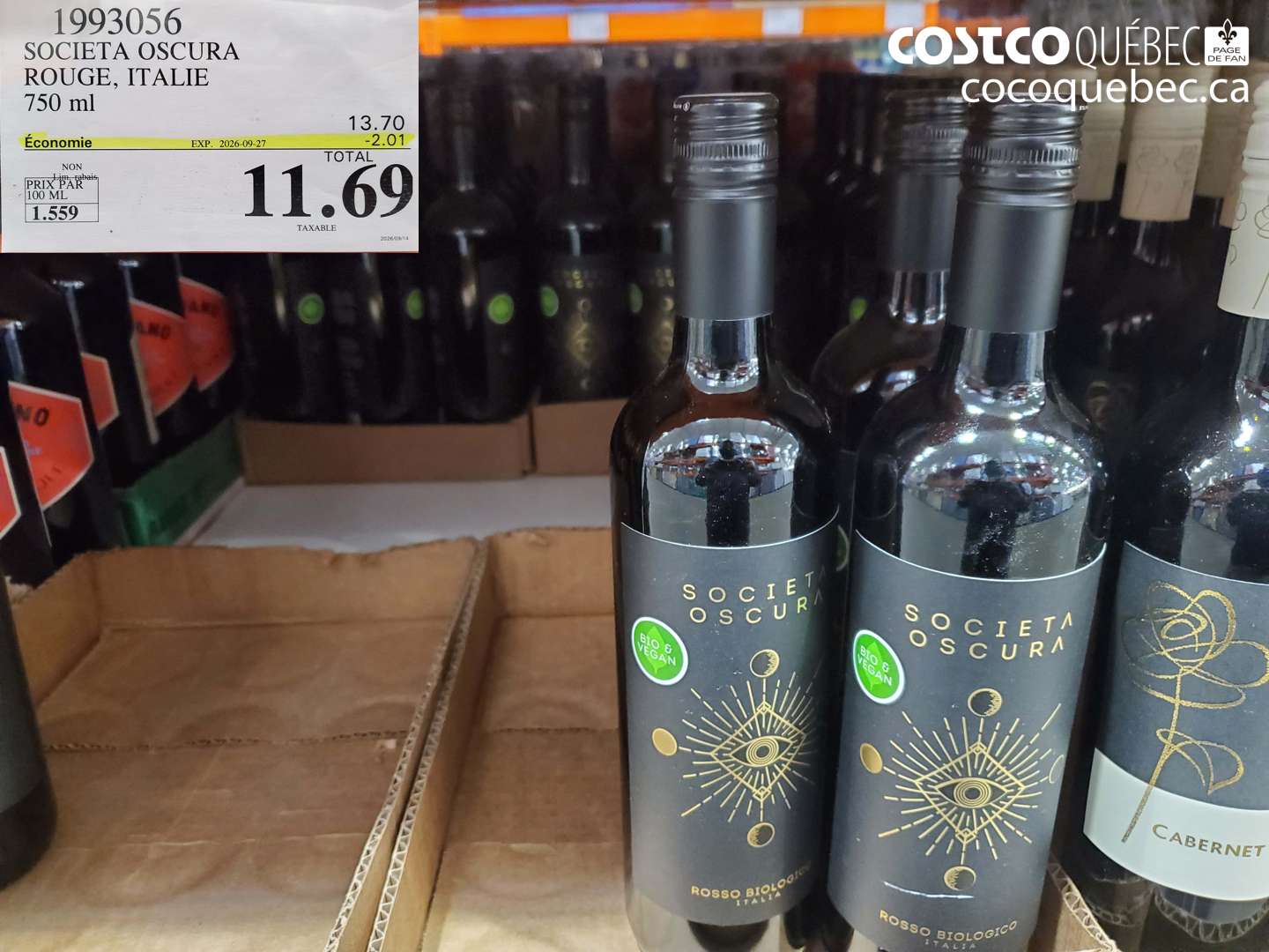 1993056 SOCIETA OSCURA ROUGE, ITALIE ($2.01 INSTANT SAVINGS EXPIRES ON 2026-09-27) $11.69