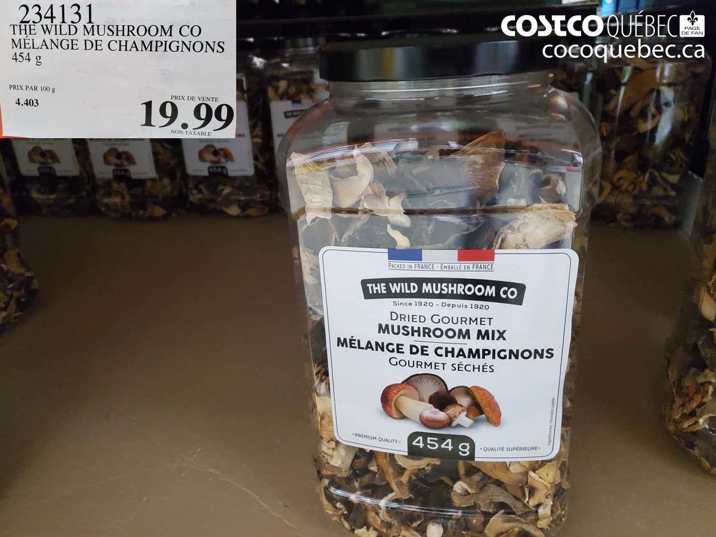 234131 THE WILD MUSHROOM CO MÉLANGE DE CHAMPIGNONS $19.99