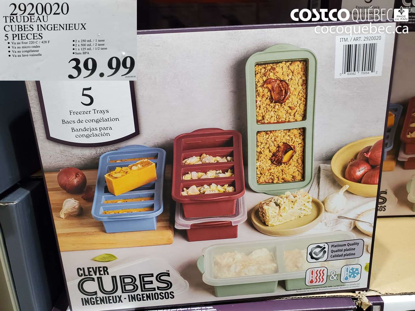 2920020 TRUDEAU CUBES INGENIEUX 5 PIECES $39.99