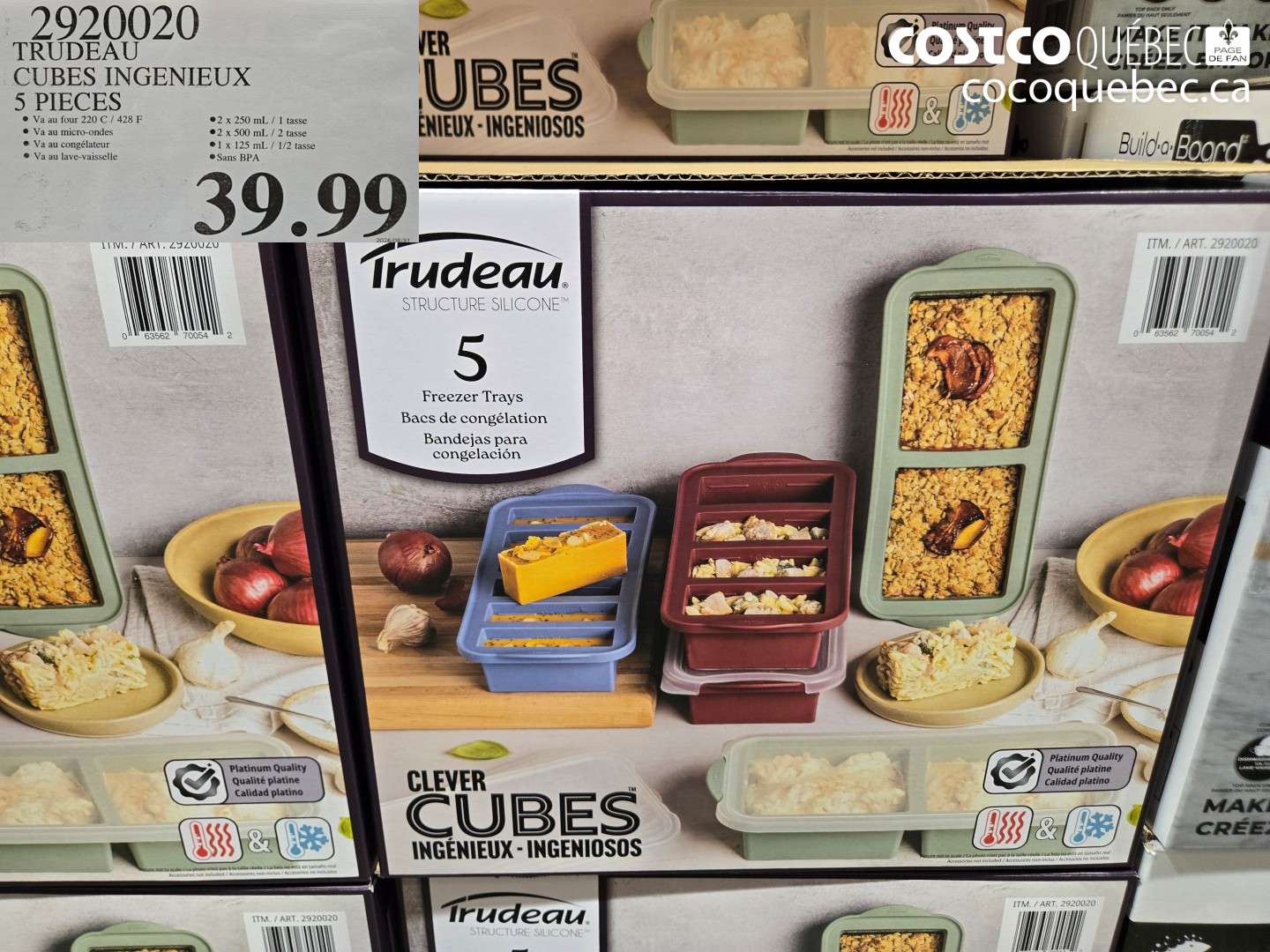 2920020 TRUDEAU CUBES INGENIEUX 5 PIECES $39.99