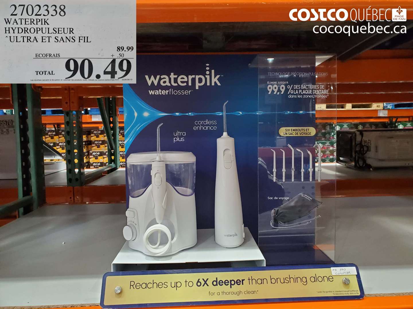 2702338 WATERPIK HYDROPULSEUR $90.49