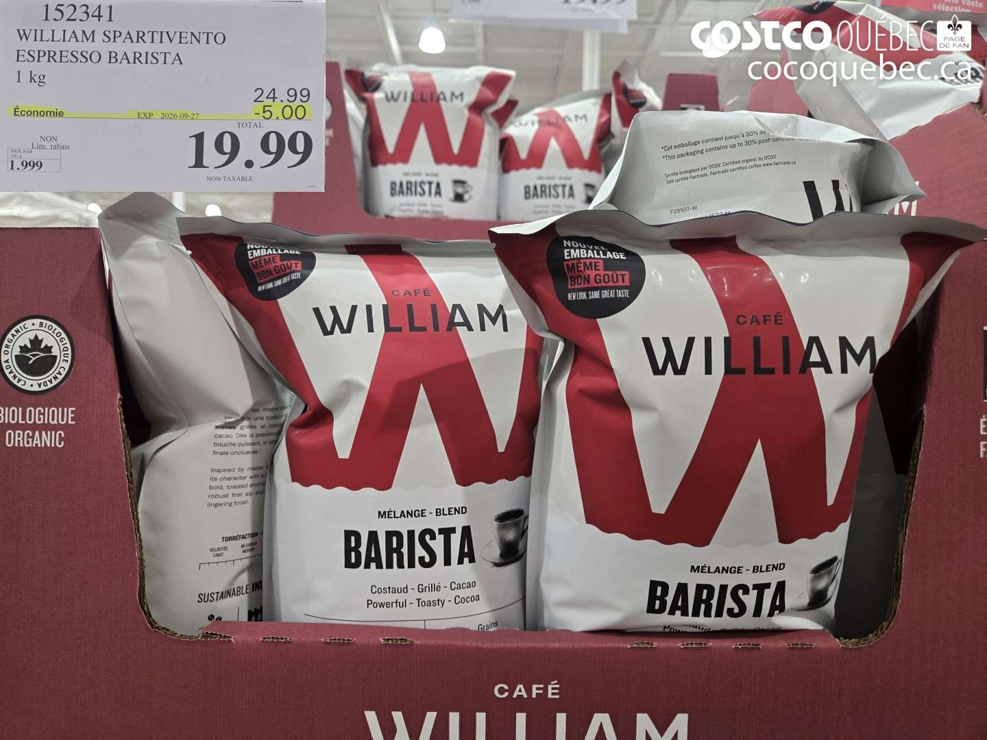 152341 WILLIAM SPARTIVENTO ESPRESSO BARISTA ($5.00 INSTANT SAVINGS EXPIRES ON 2026-09-27) $19.99