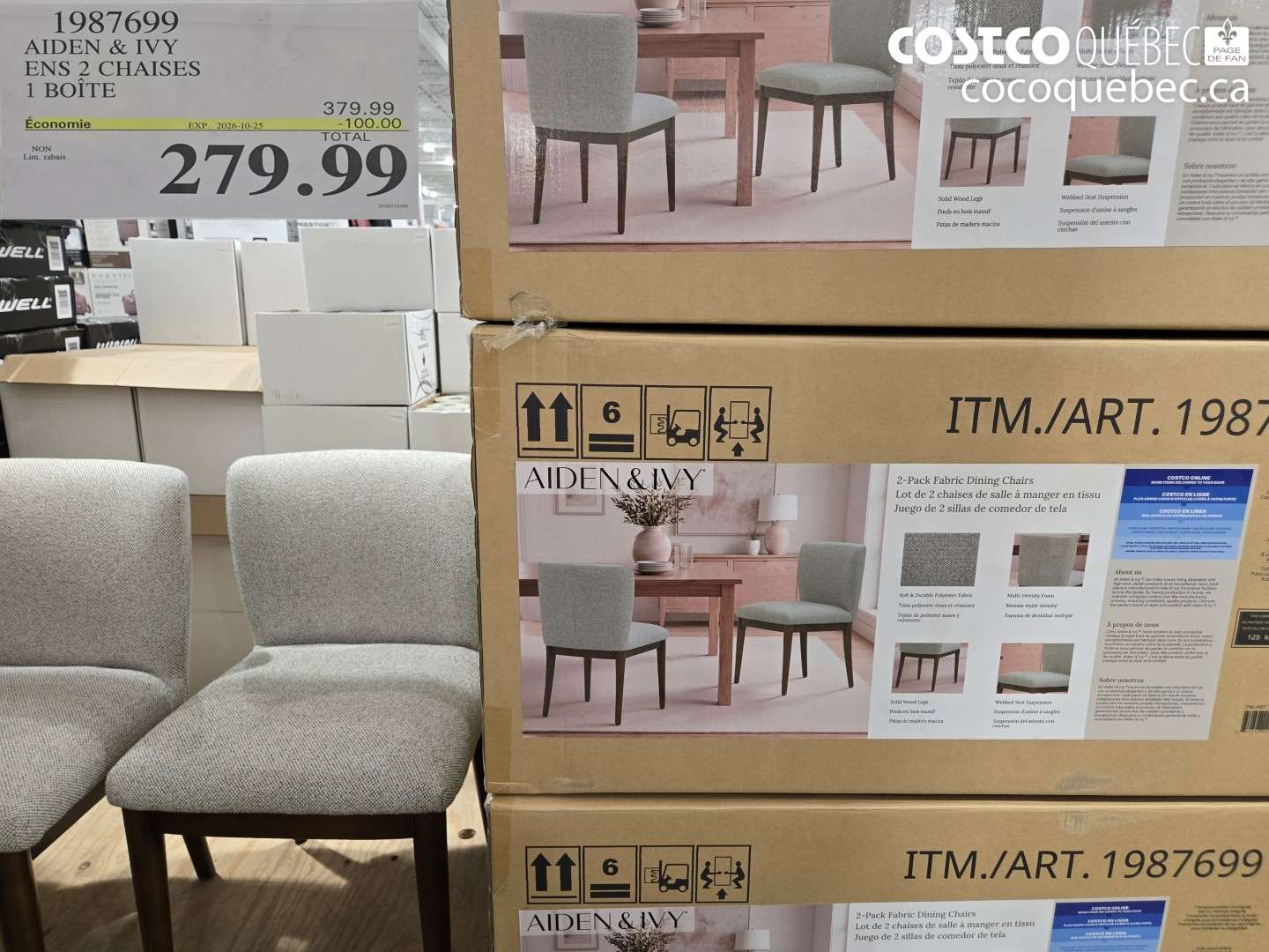 1987699 AIDEN & IVY ENS 2 CHAISES ($100.00 INSTANT SAVINGS EXPIRES ON 2026-10-25) $279.99