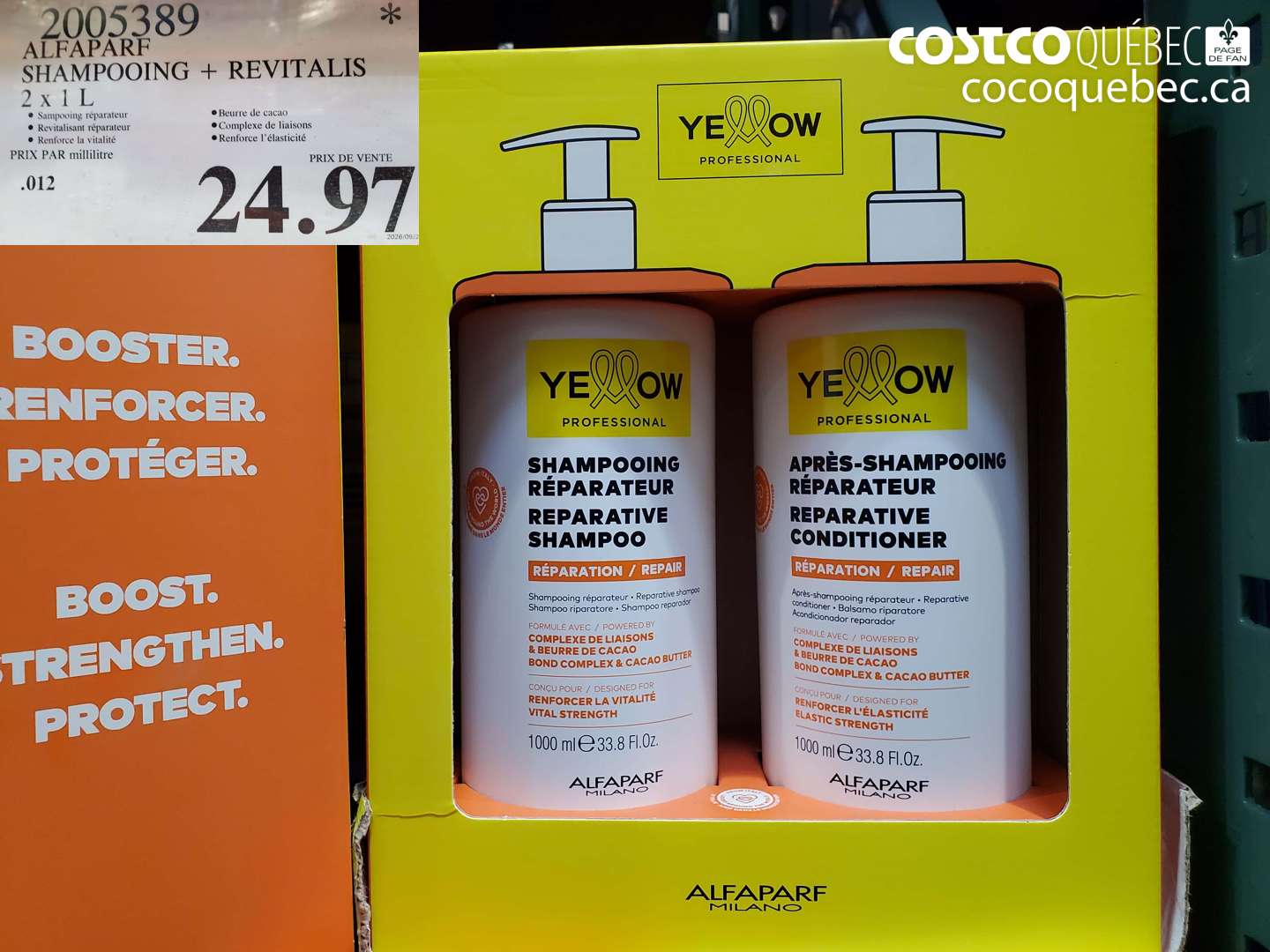 2005389 ALFAPARF SHAMPOOING + REVITALIS $24.97