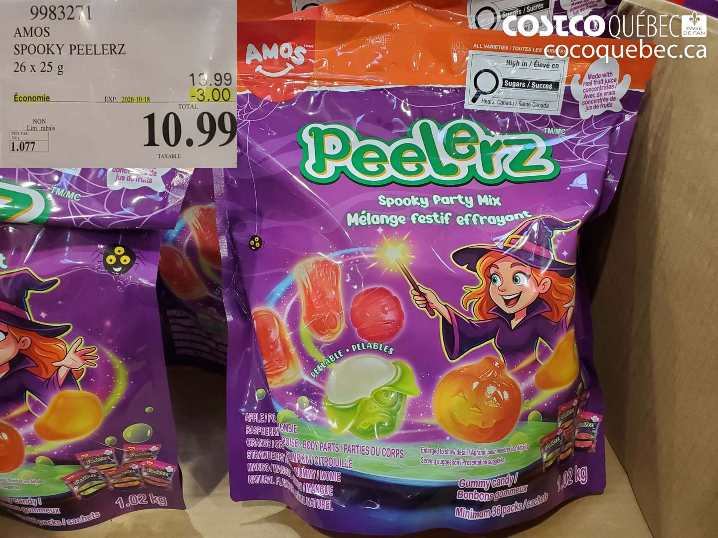 9983271 AMOS SPOOKY PEELERZ ($3.00 INSTANT SAVINGS EXPIRES ON 2026-10-18) $10.99