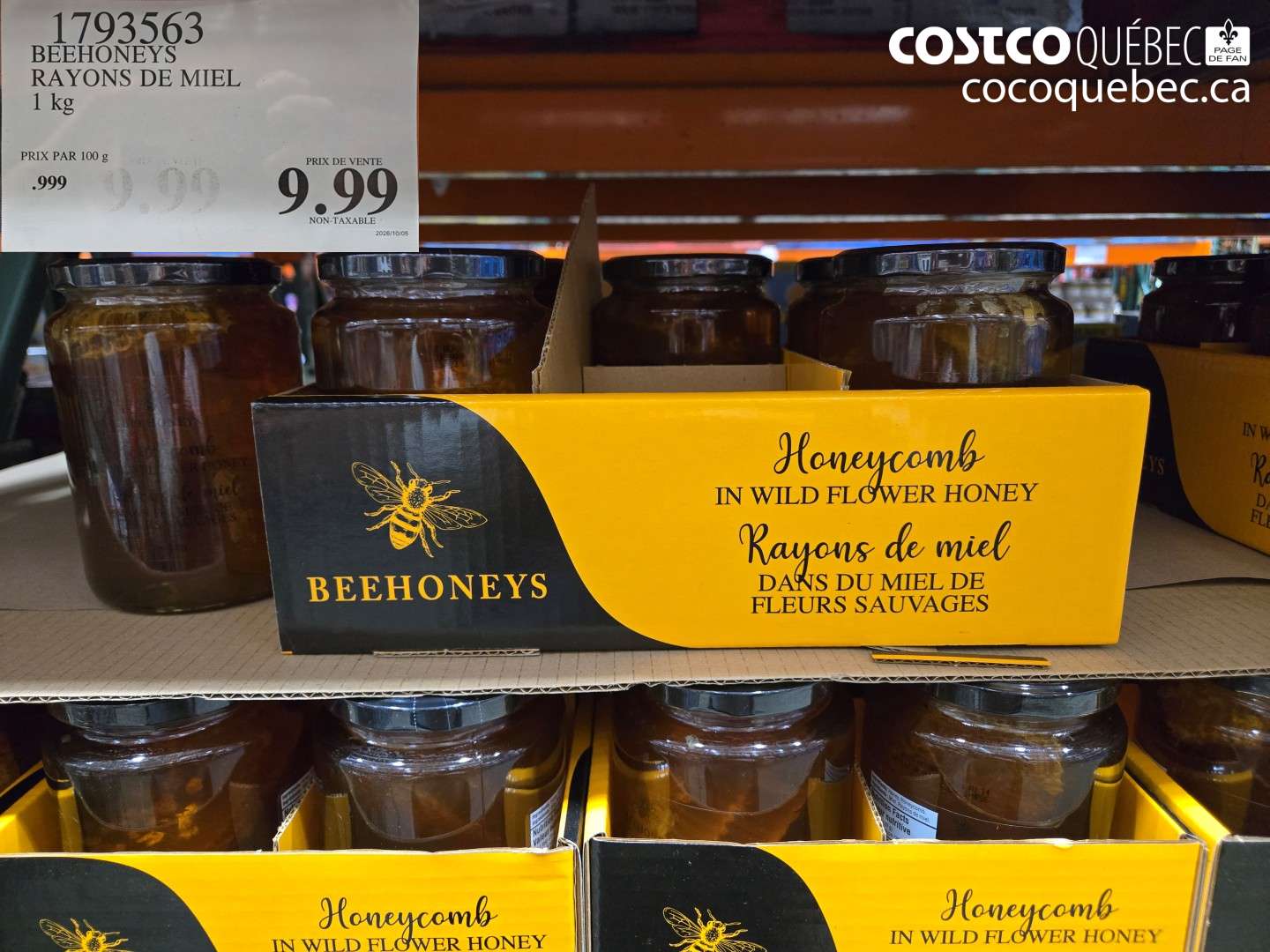 1793563 BEEHONEYS RAYONS DE MIEL $9.99